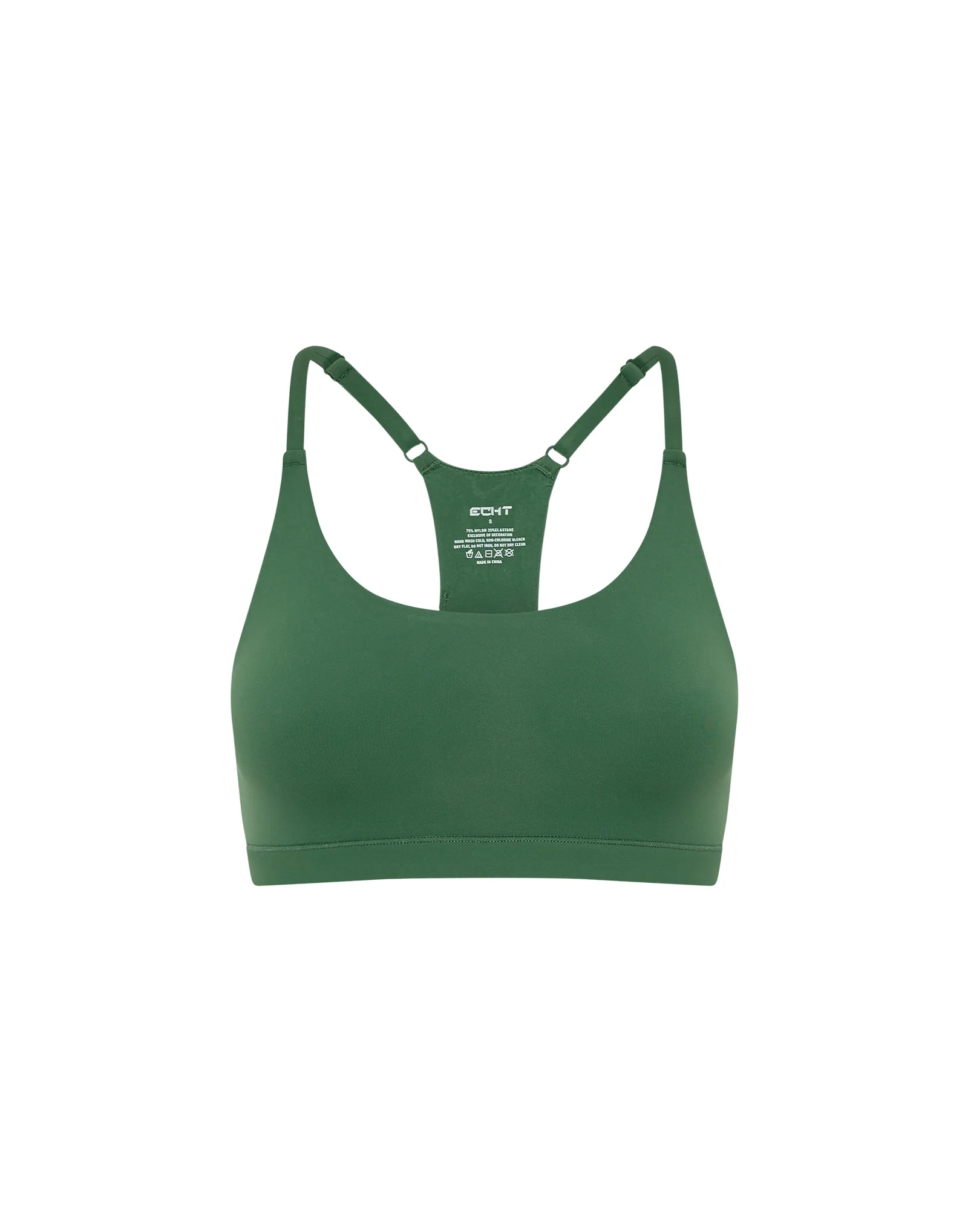 Elemental Raceback Scoop Bralette - Green - Image 2