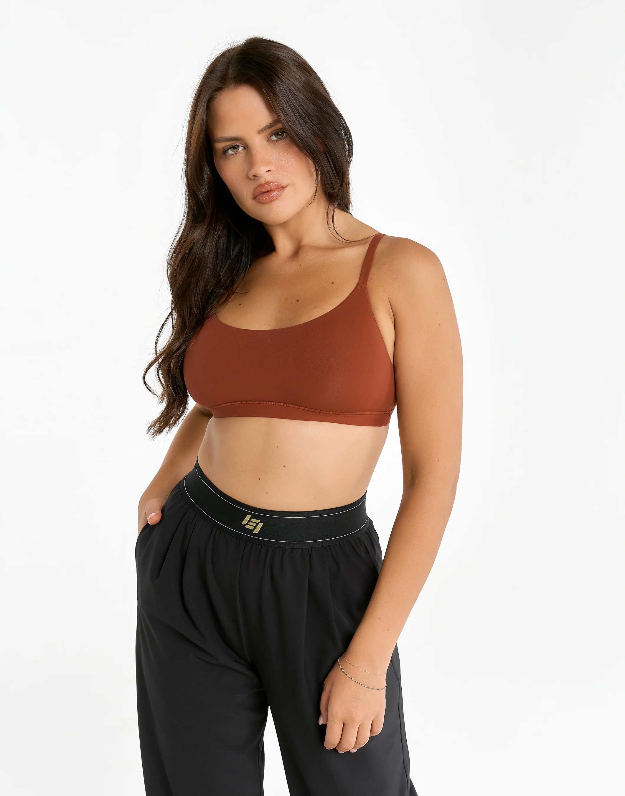 Elemental Scoop Bralette - Brown - Image 4