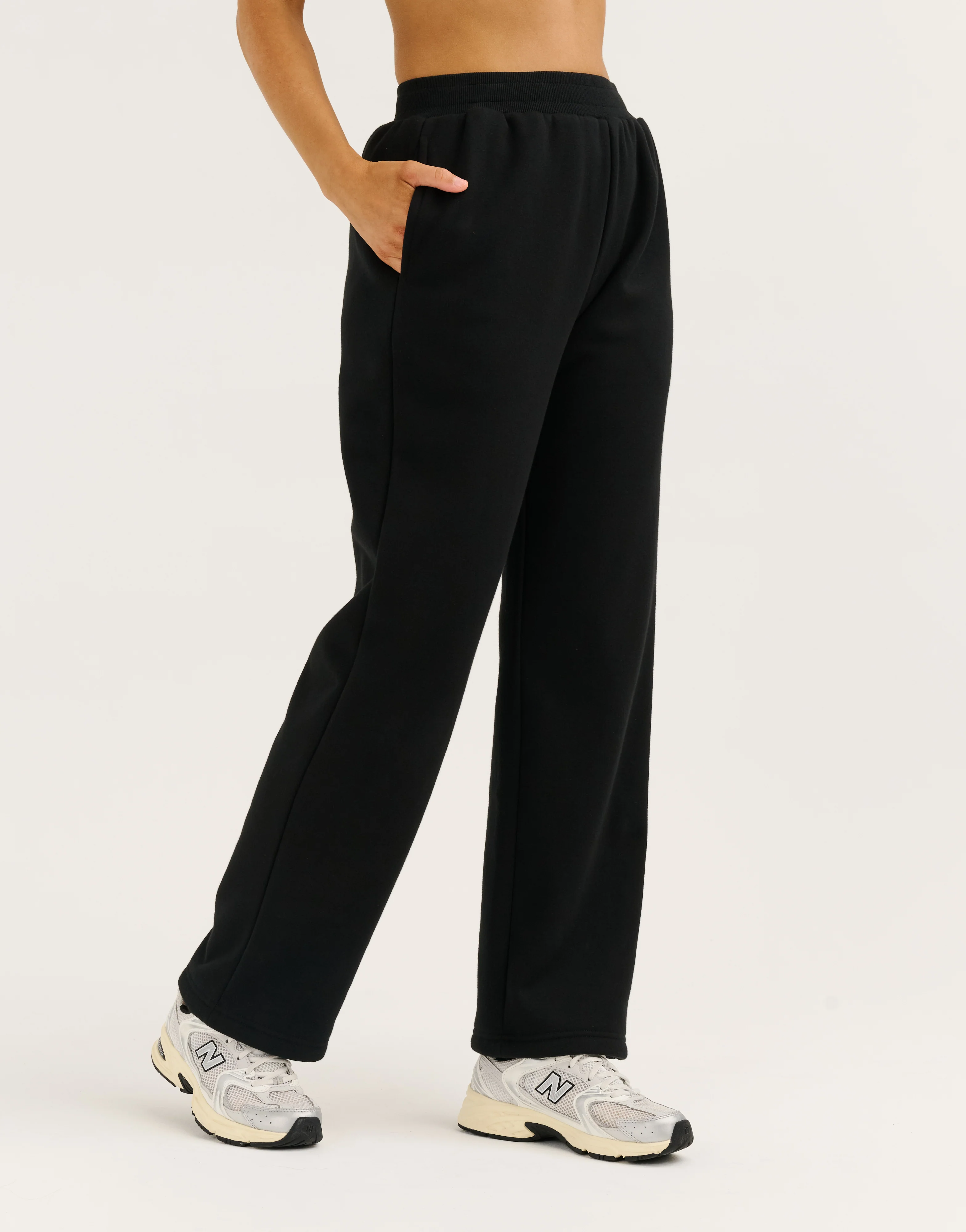 Elemental Straight Leg Sweatpants - Black - Image 5