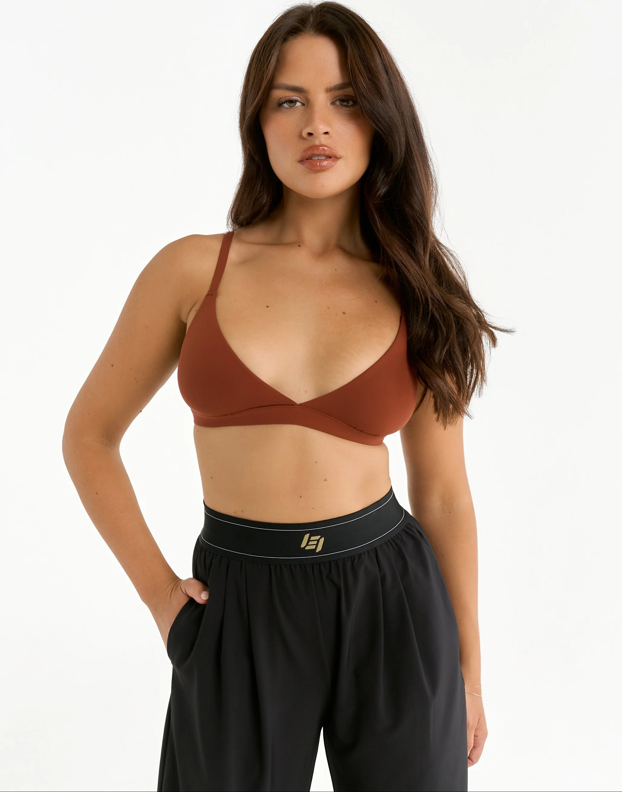 Elemental Triangle Bralette - Brown - Image 2