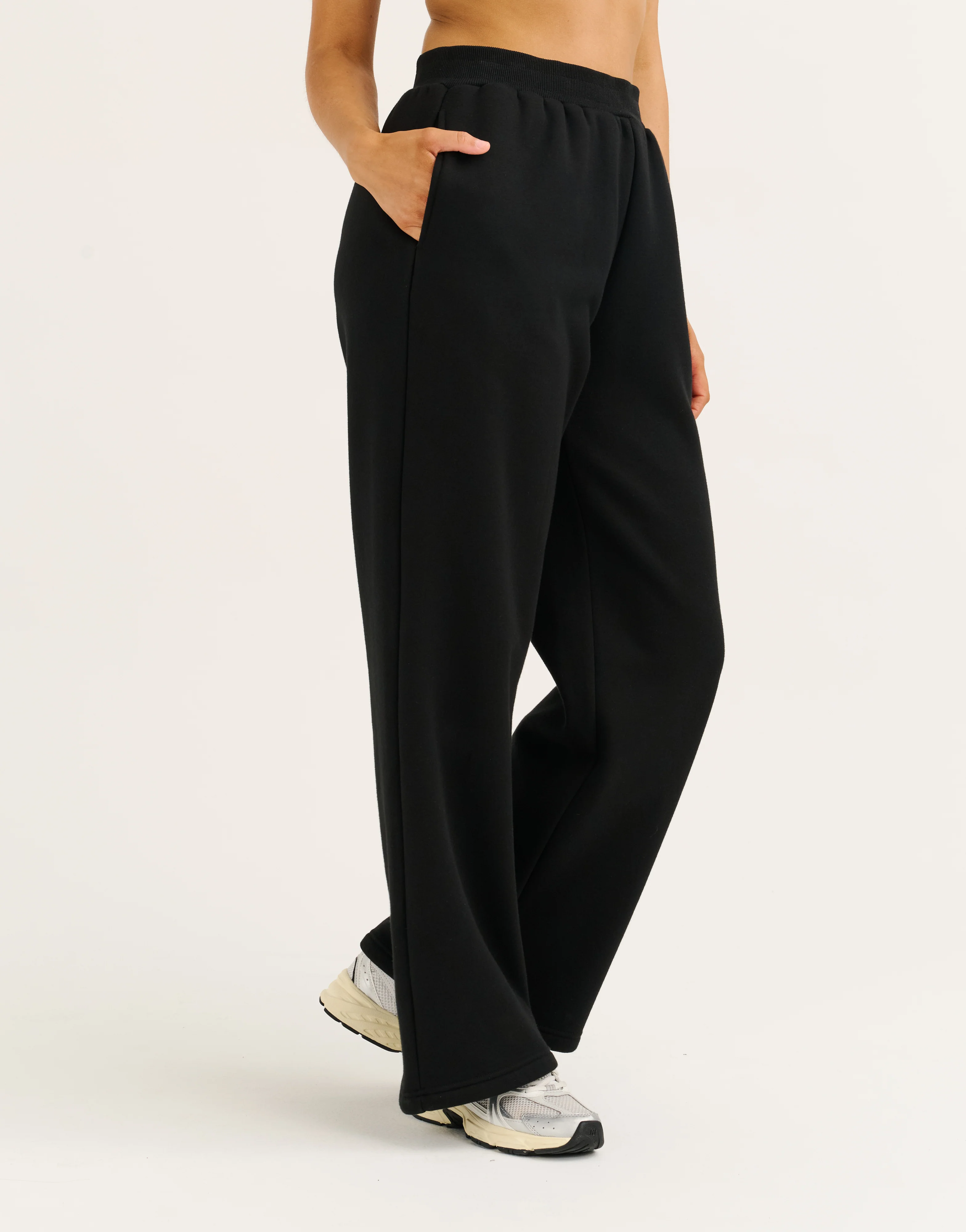 Elemental Wide Leg Sweatpants - Black - Image 10