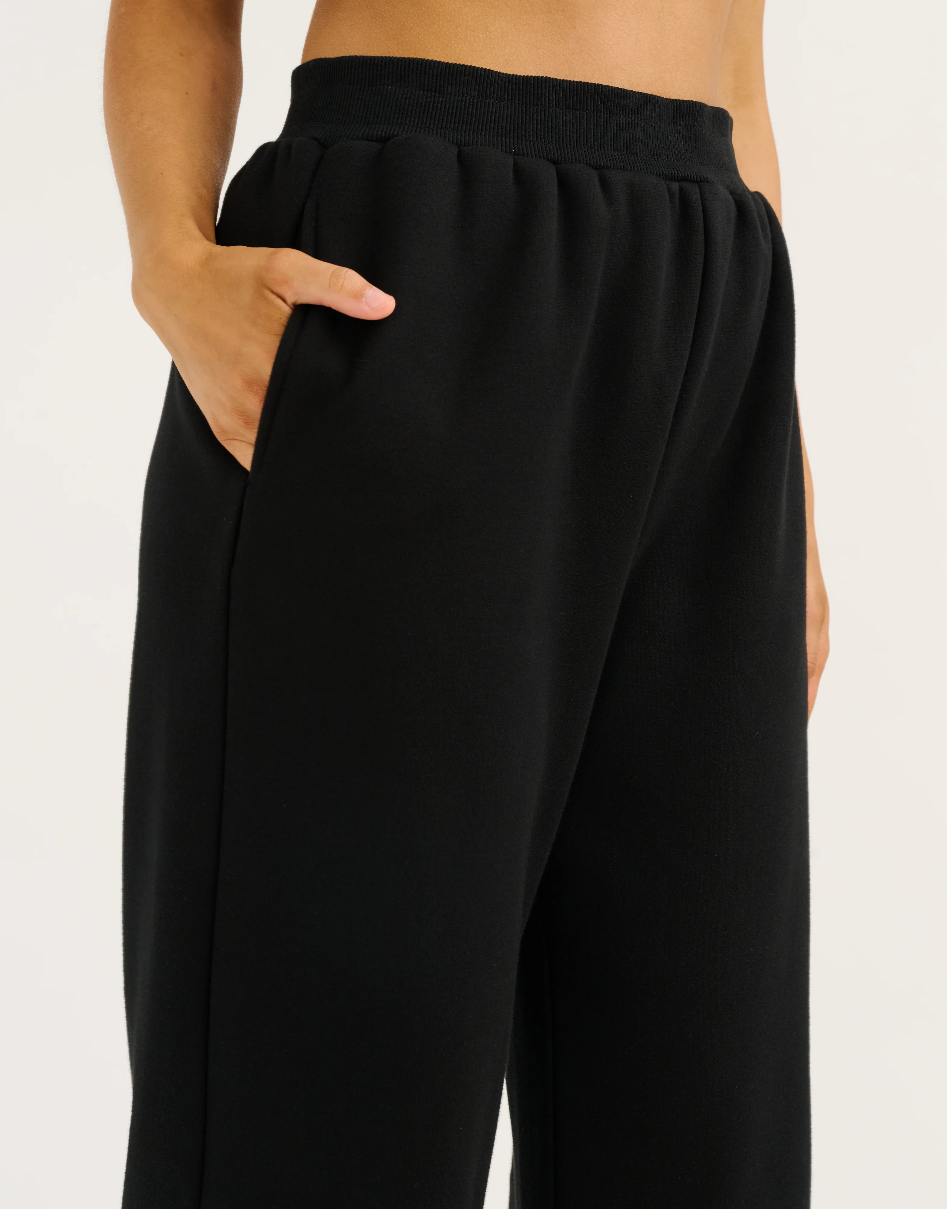 Elemental Wide Leg Sweatpants - Black - Image 13