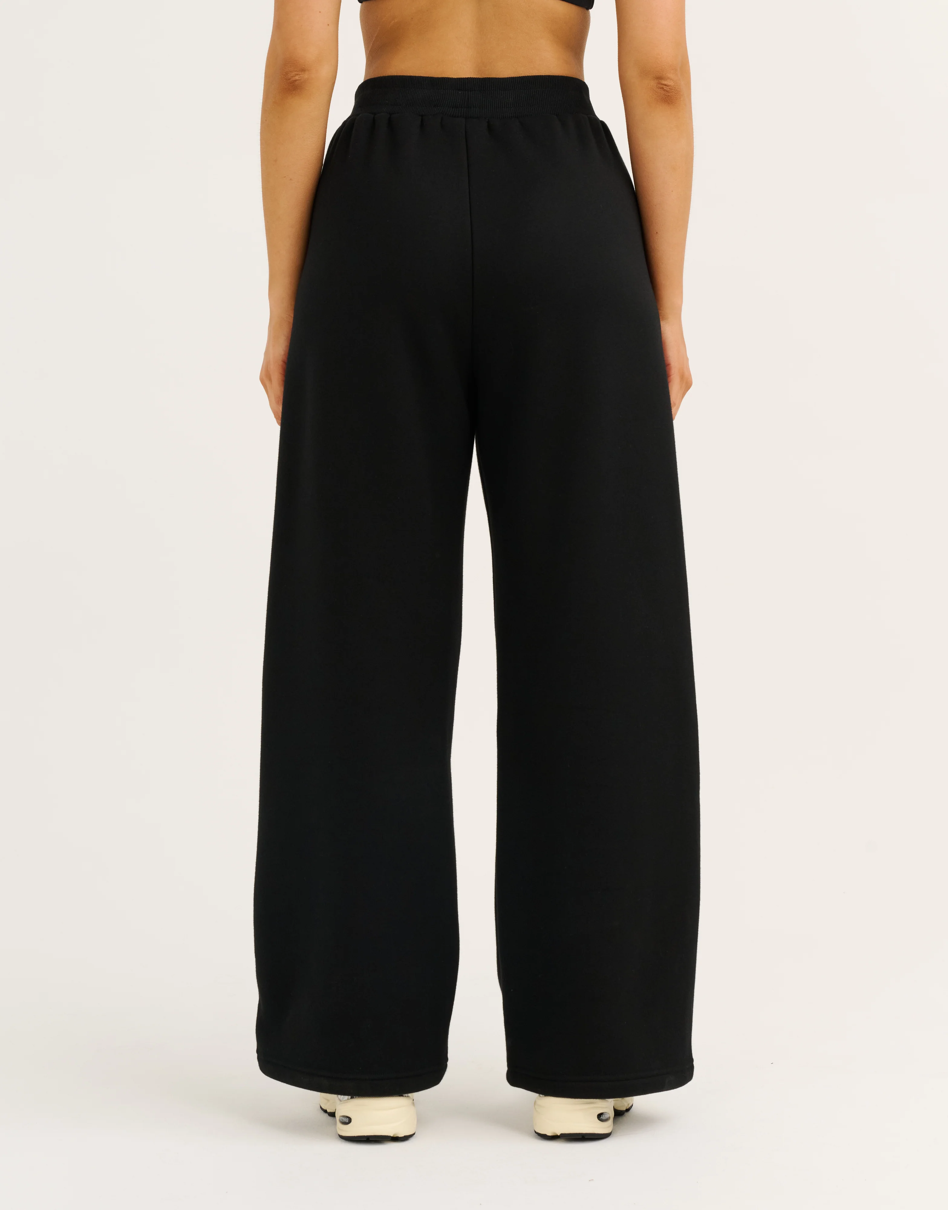 Elemental Wide Leg Sweatpants - Black - Image 2