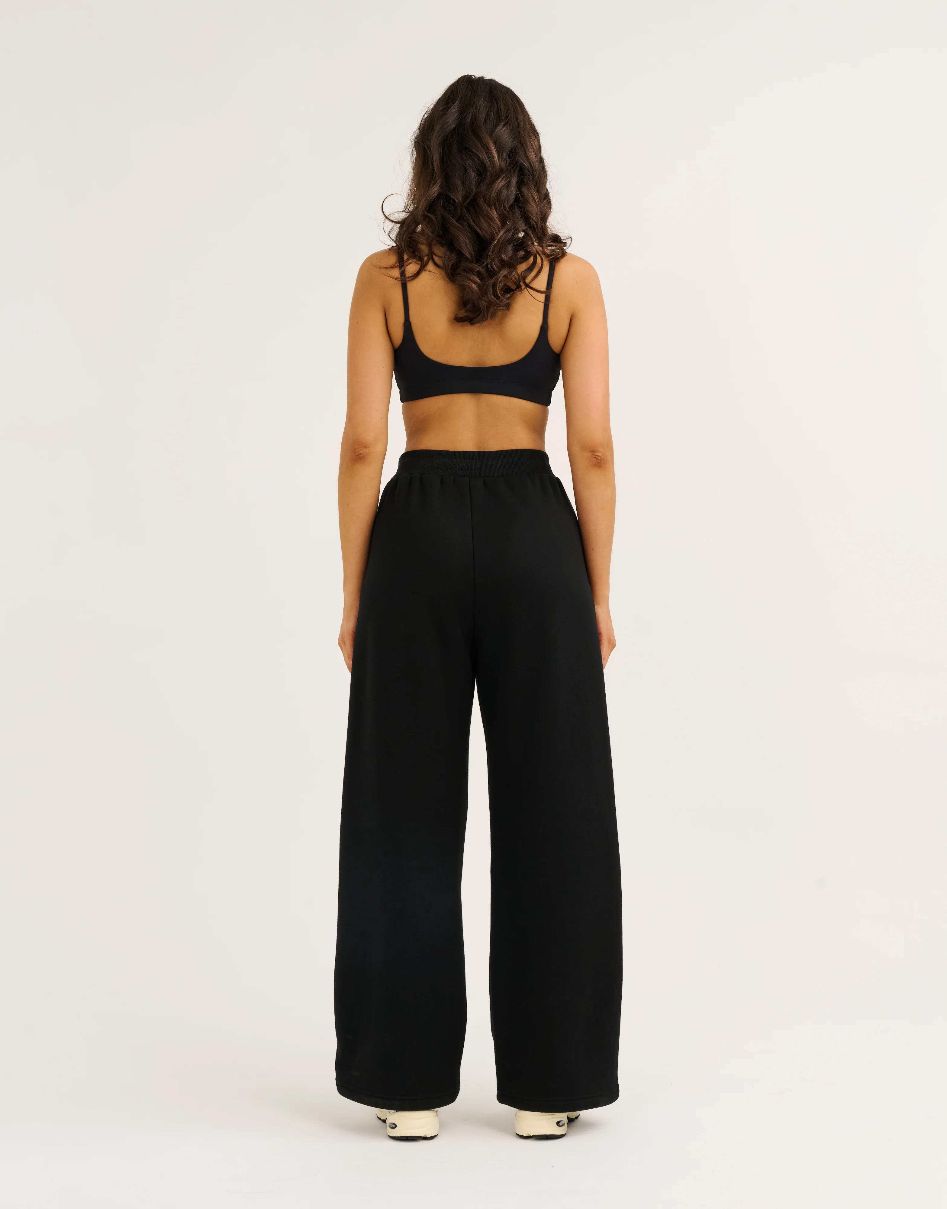 Elemental Wide Leg Sweatpants - Black - Image 4