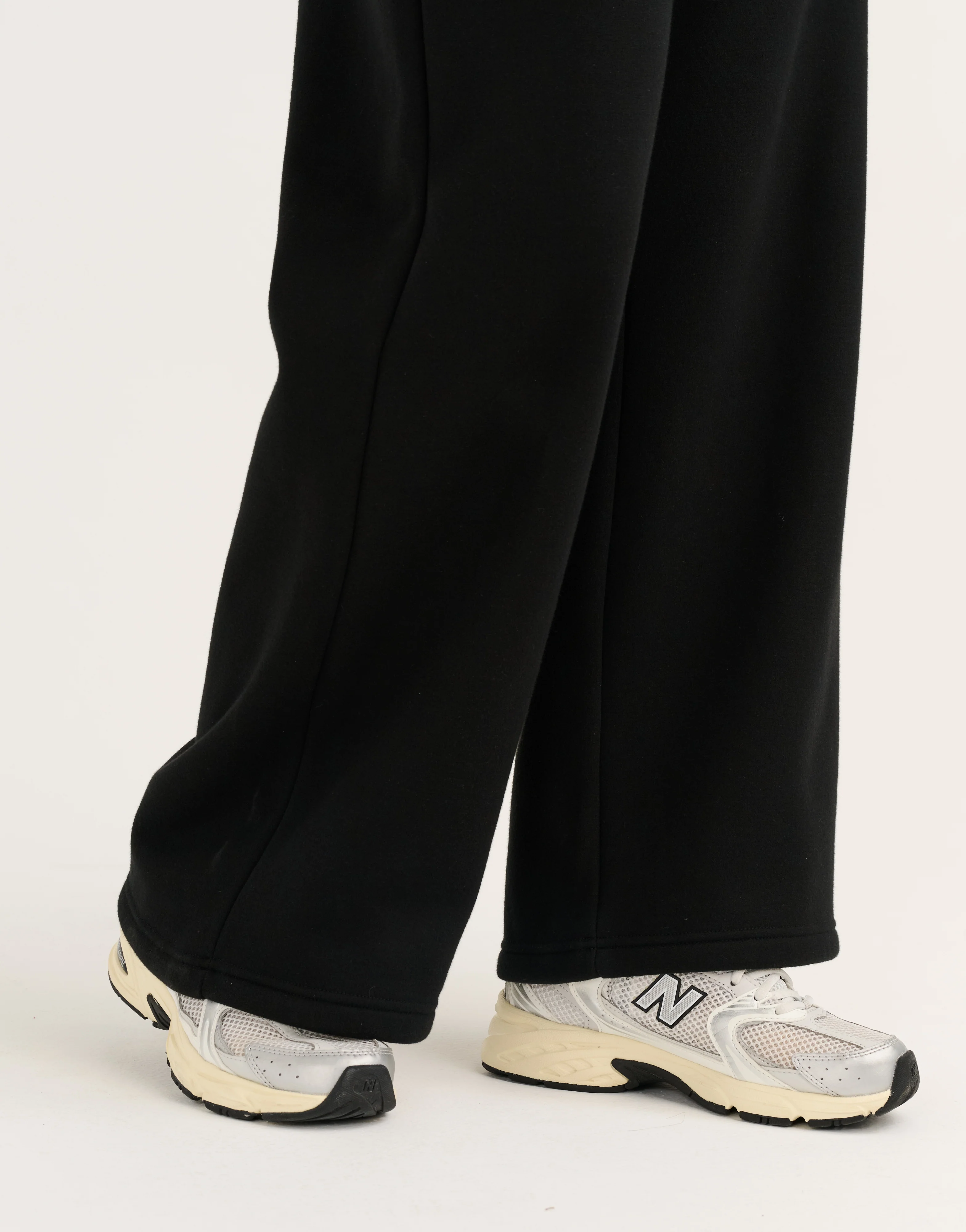 Elemental Wide Leg Sweatpants - Black - Image 6