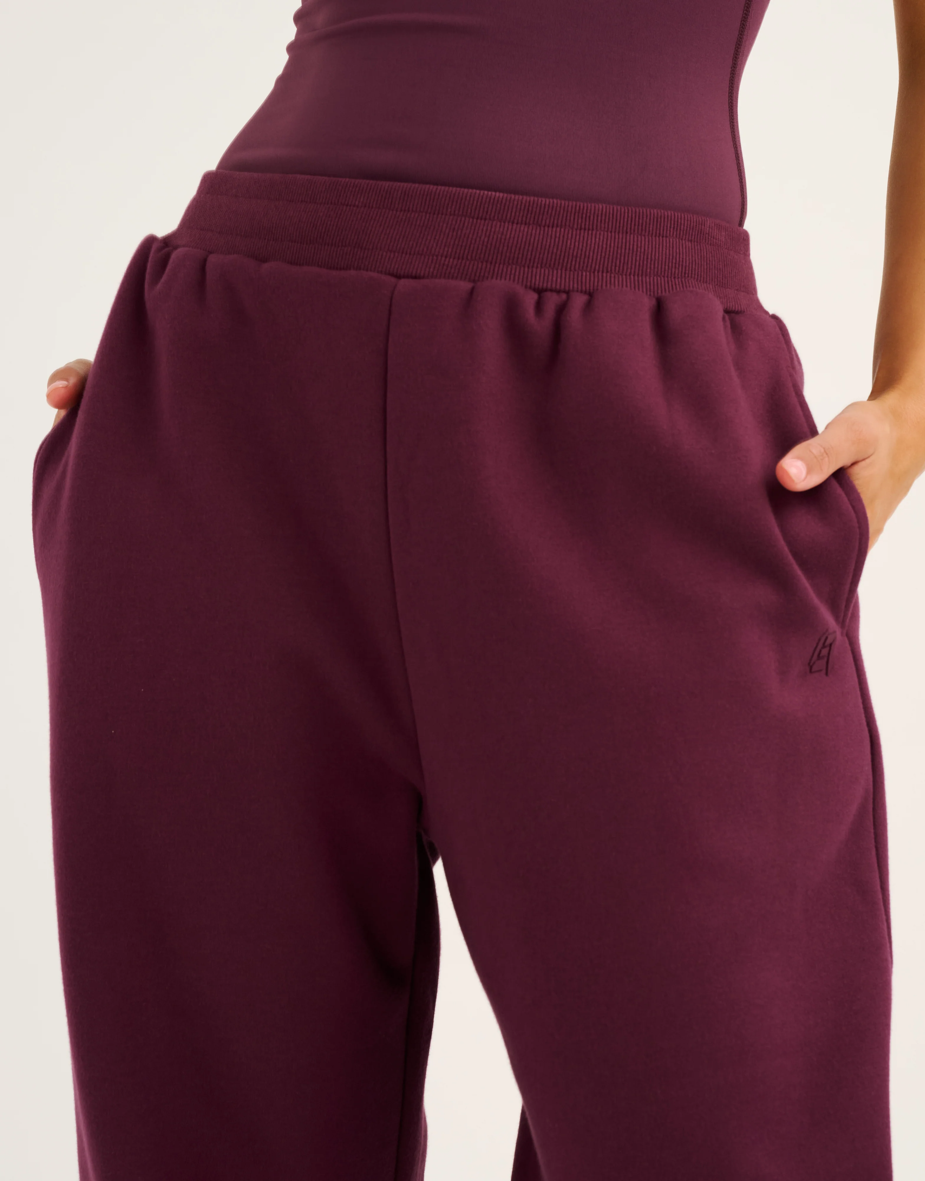 Elemental Wide Leg Sweatpants - Blackberry - Image 10