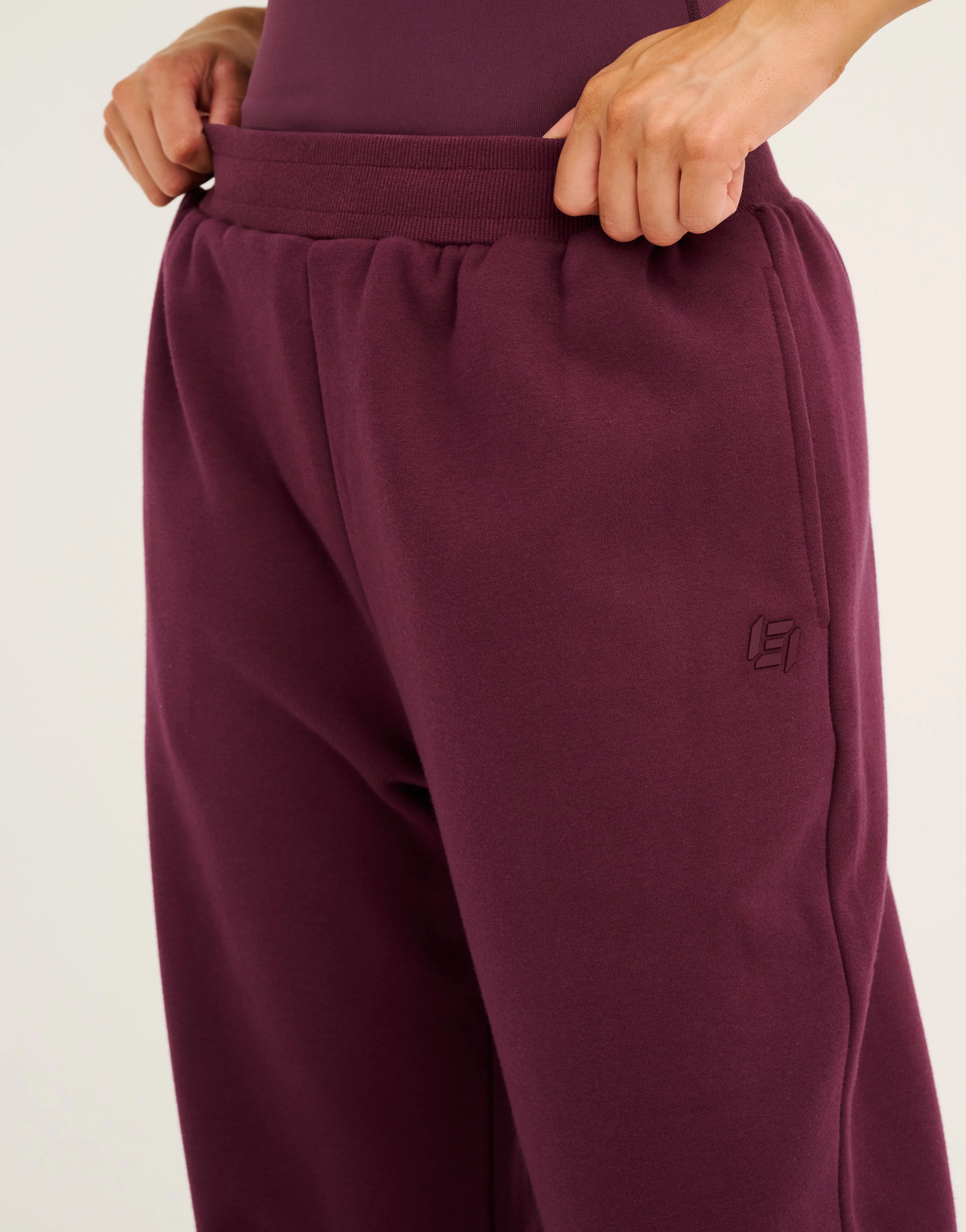 Elemental Wide Leg Sweatpants - Blackberry - Image 11
