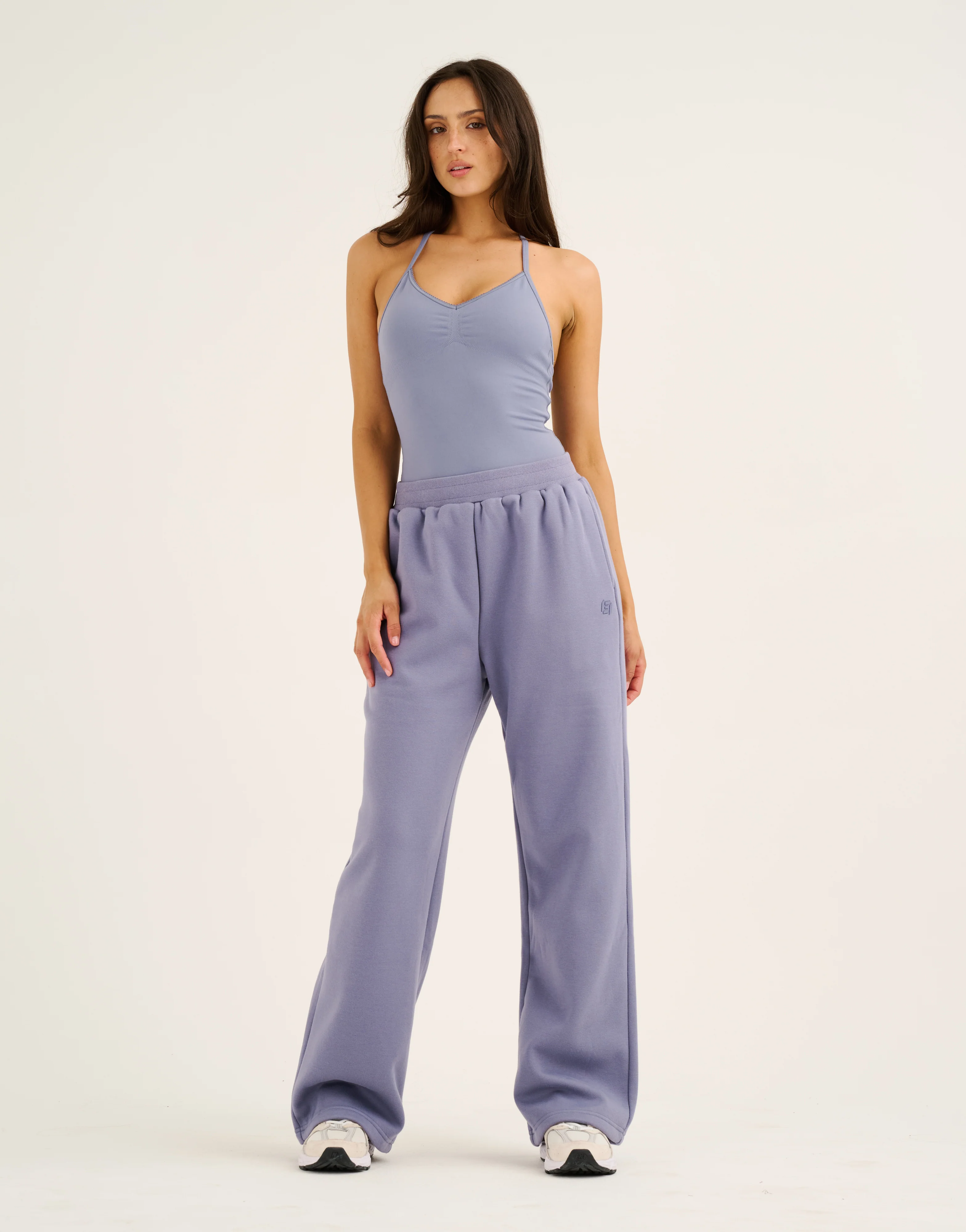 Elemental Wide Leg Sweatpants - Washed Blue - Image 3