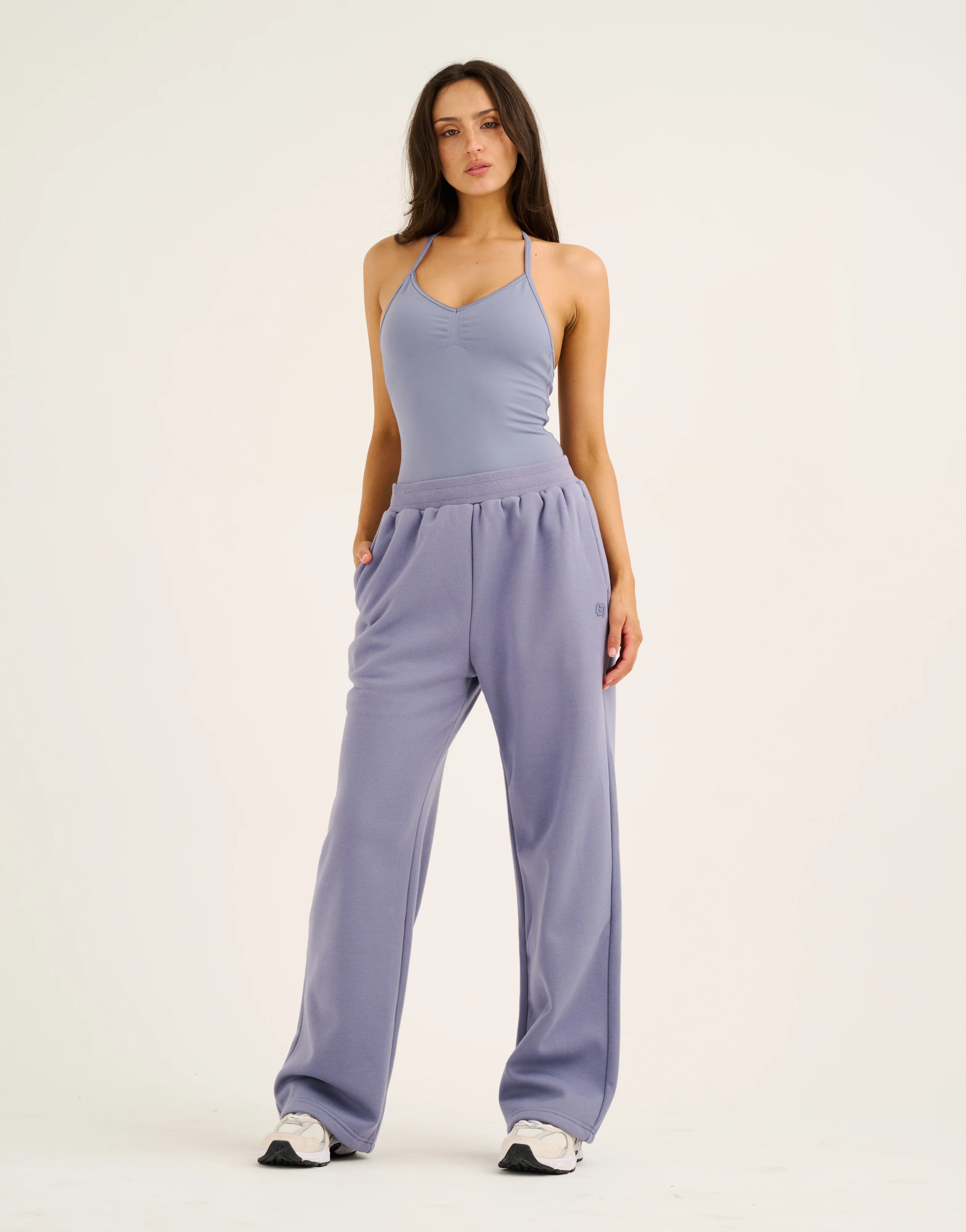 Elemental Wide Leg Sweatpants - Washed Blue - Image 4