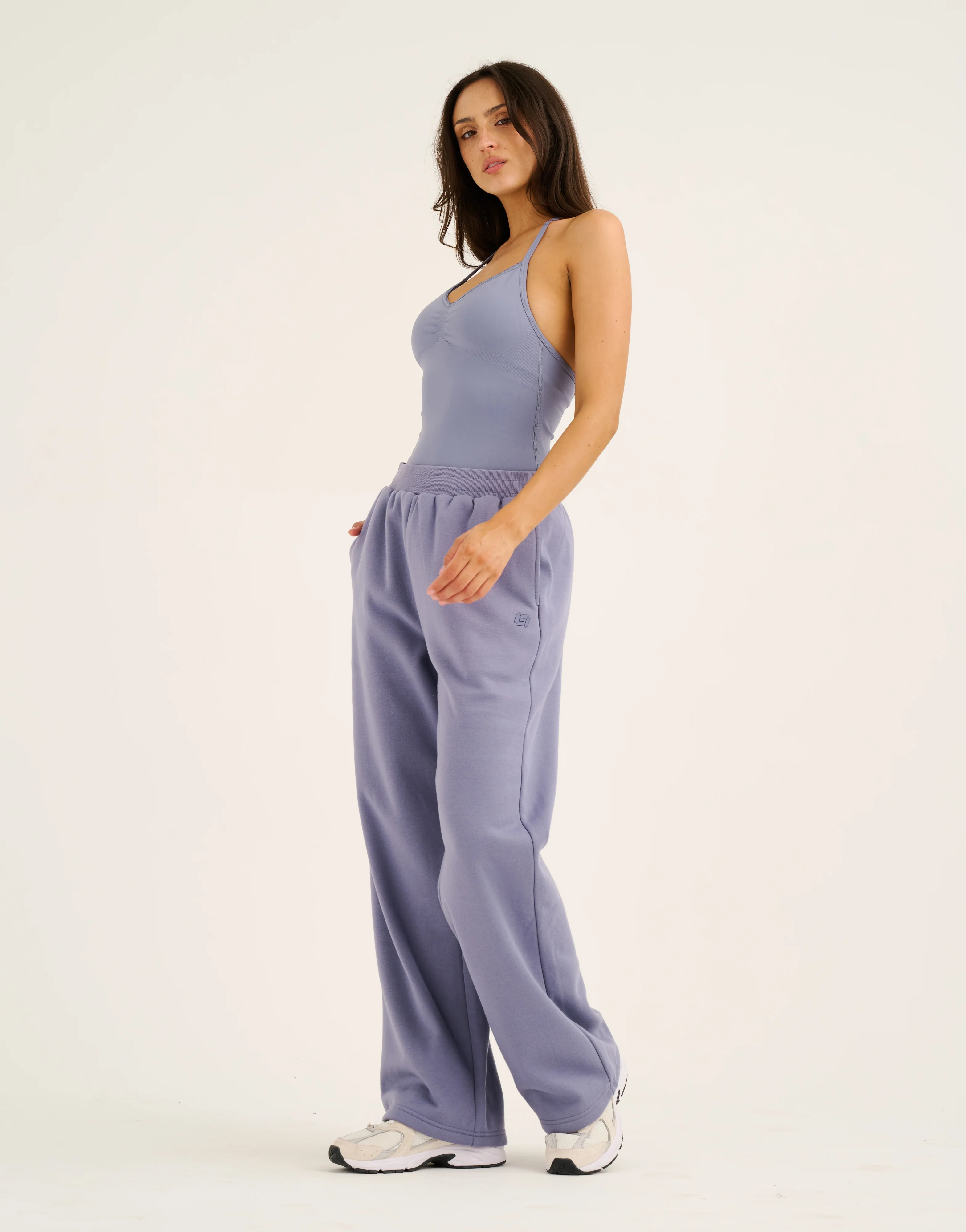 Elemental Wide Leg Sweatpants - Washed Blue - Image 5