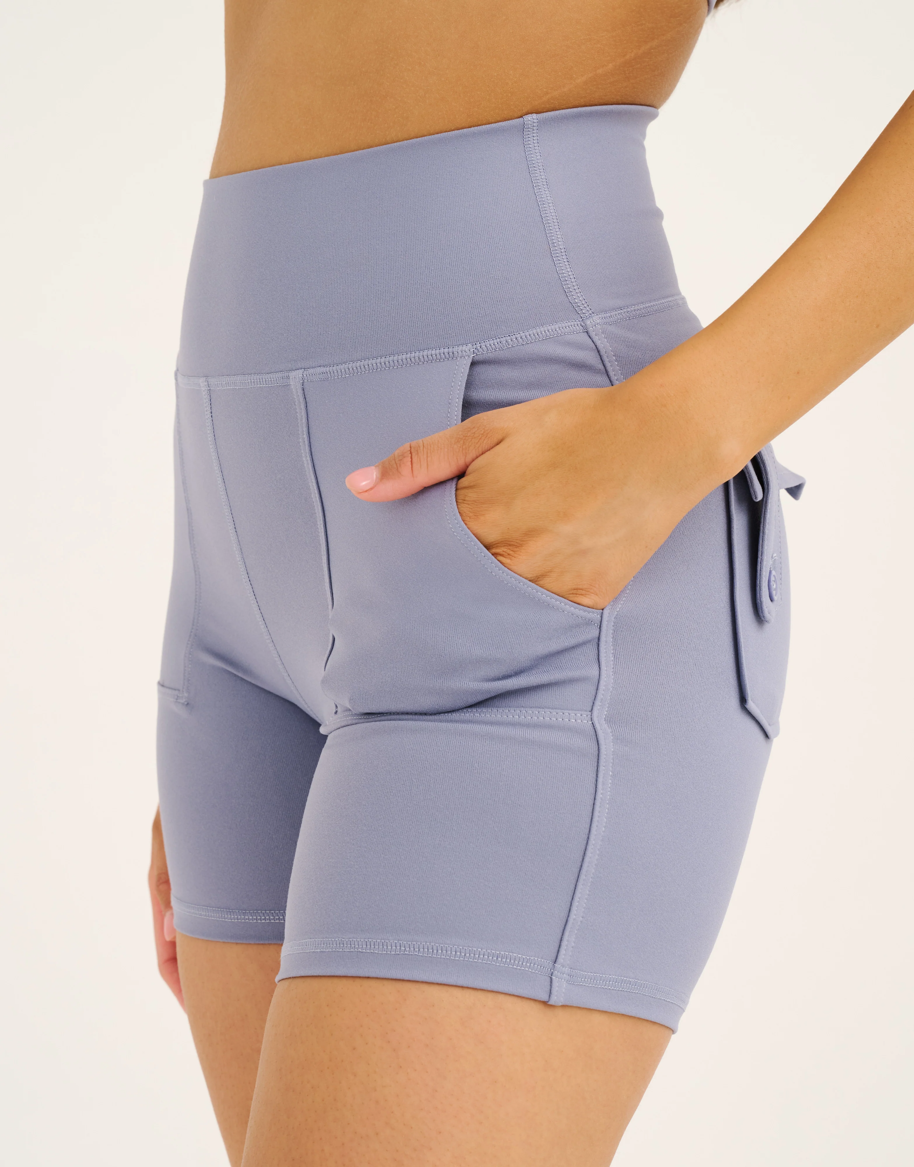 Essence Shorts - Washed Blue - Image 3