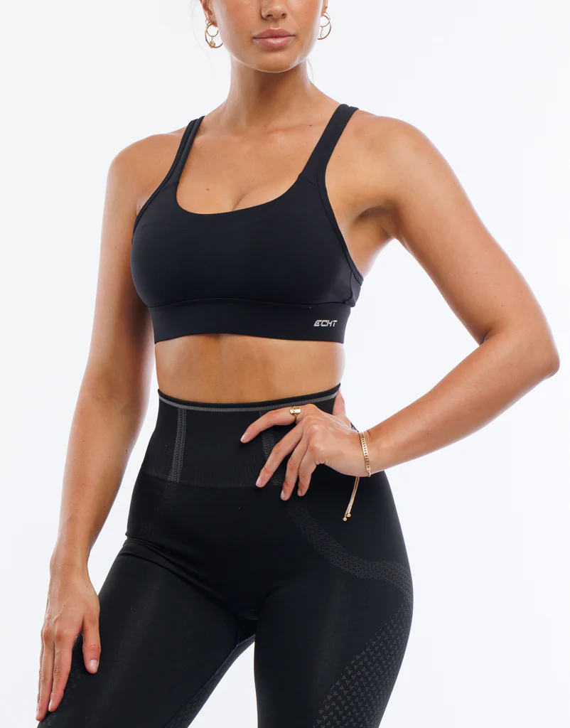 Essence Sports Bra - Black - Image 6