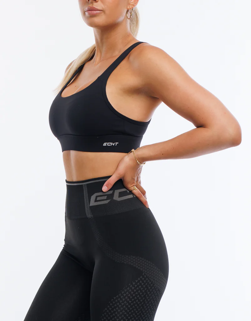 Essence Sports Bra - Black - Image 7