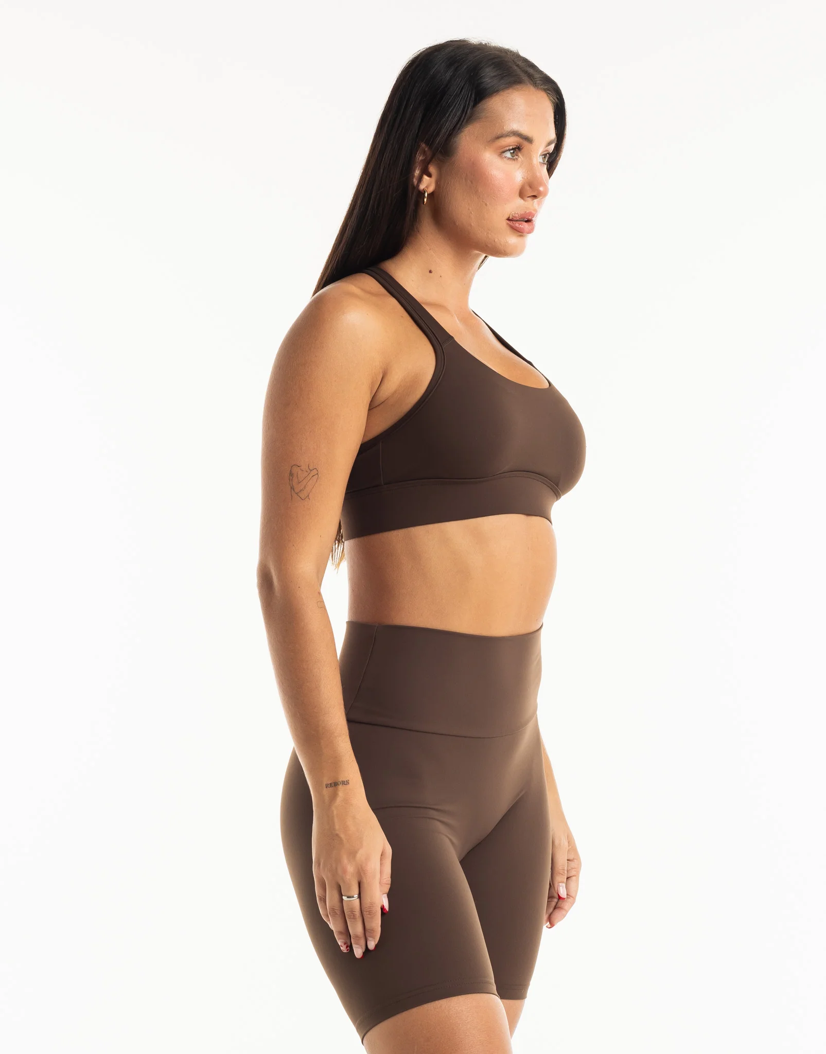 Essence Sports Bra - Fudge Brown - Image 10
