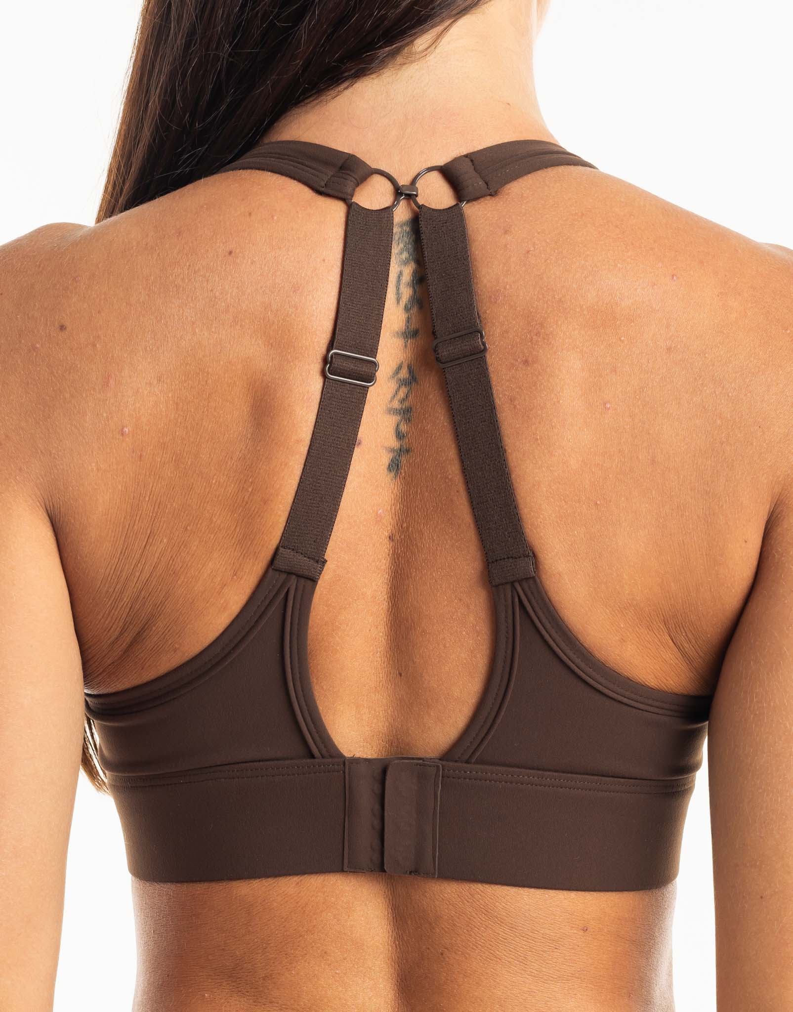 Essence Sports Bra - Fudge Brown - Image 2