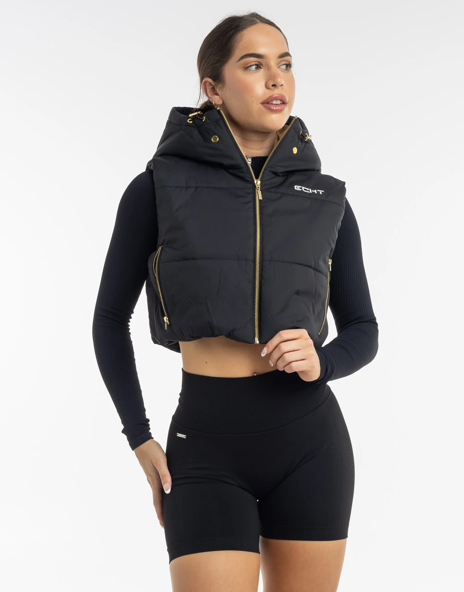 Essentia Vest Jacket - Black - Image 4