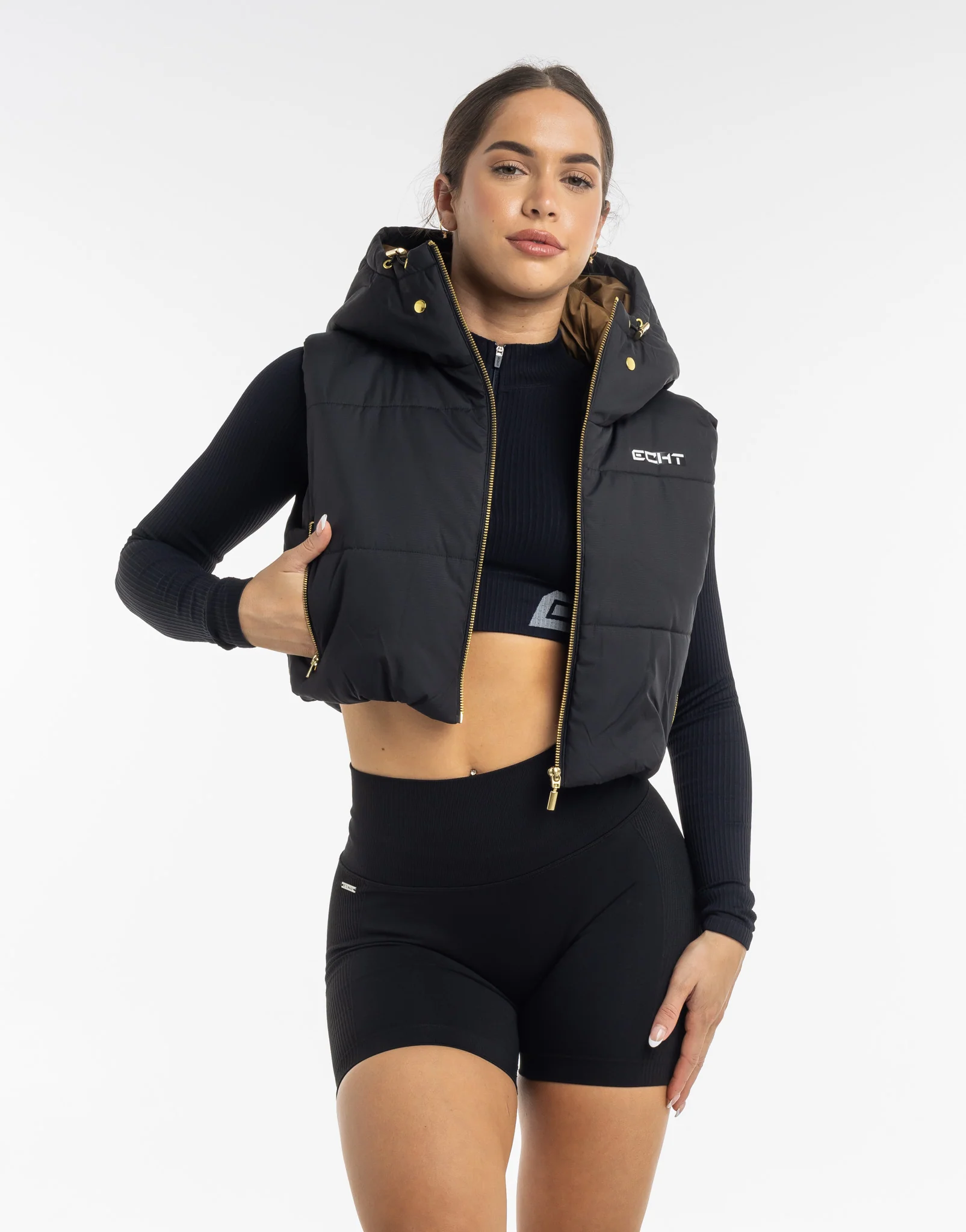 Essentia Vest Jacket - Black - Image 5