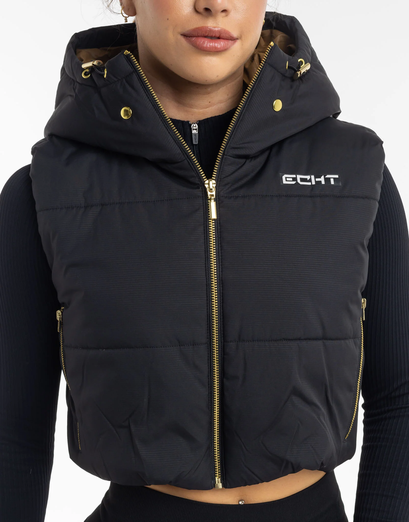 Essentia Vest Jacket - Black - Image 7