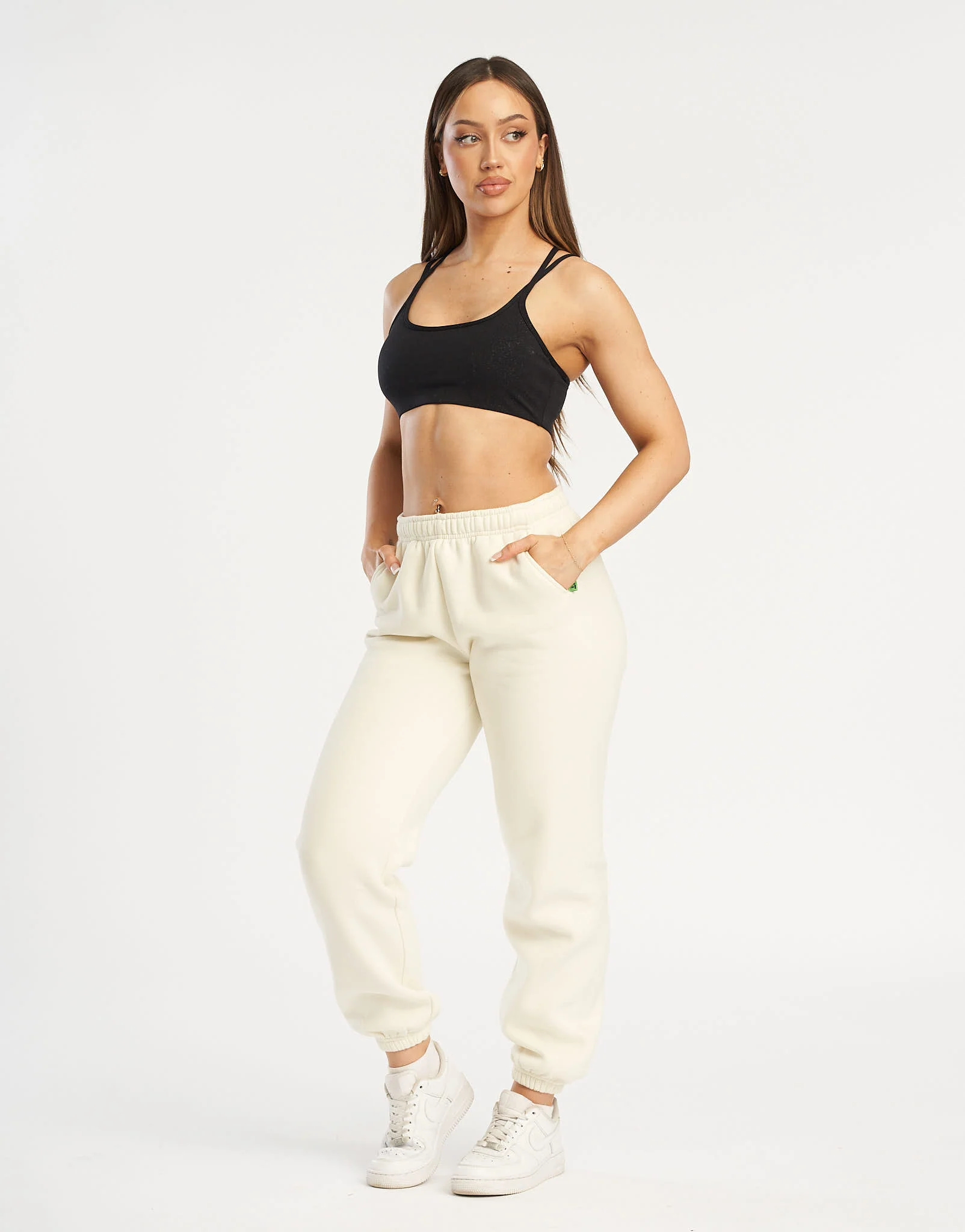 Essential Jogger Sweatpants - Cannoli Cream - Image 4