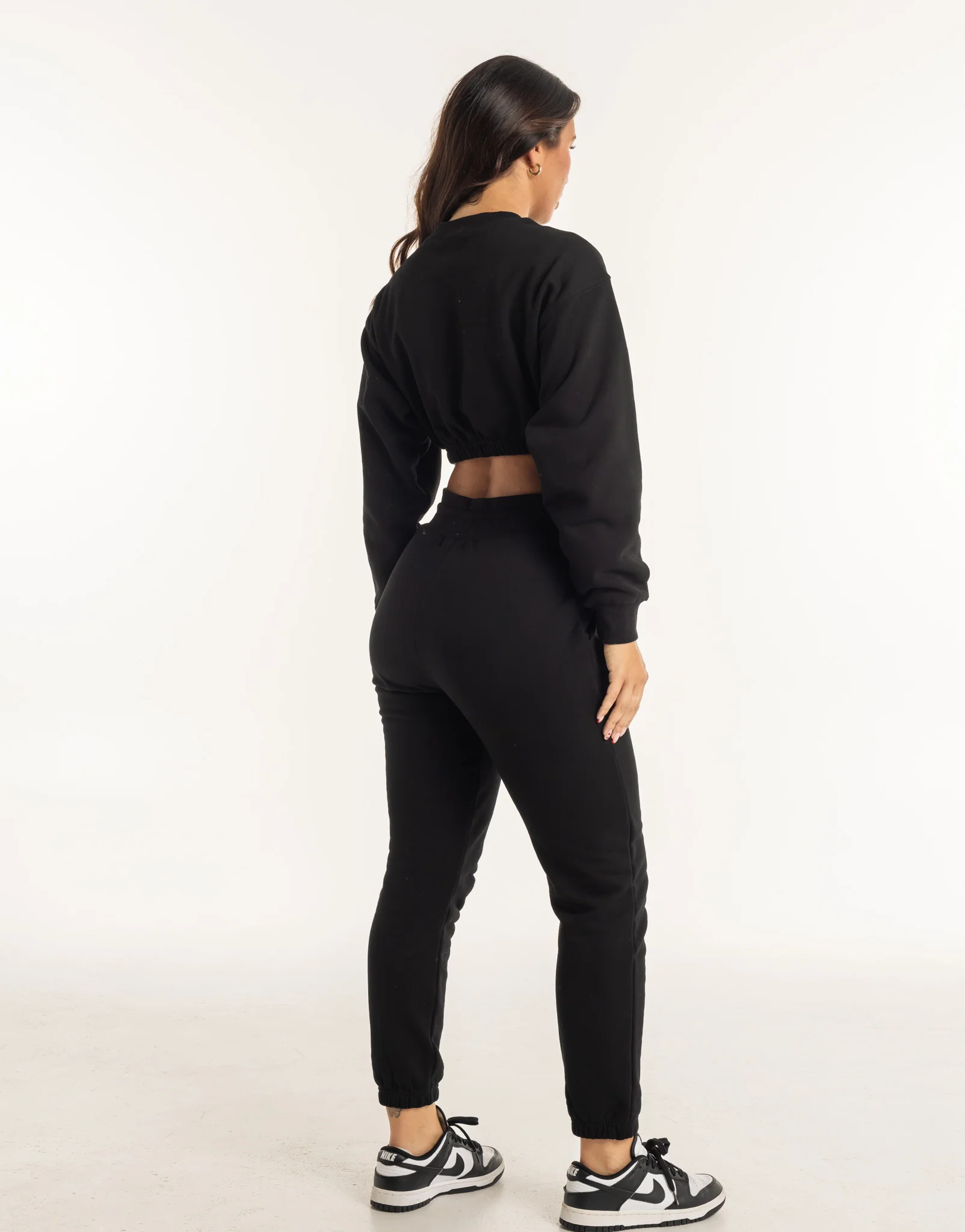 Esteem Cropped Sweater - Black - Image 8