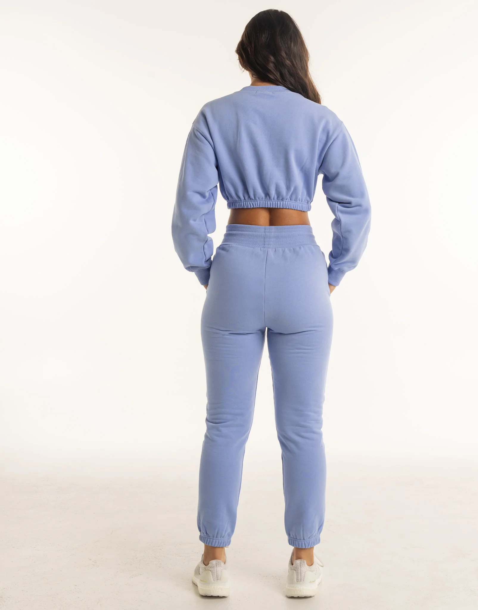 Esteem Cropped Sweater - Hydrangea Blue - Image 4