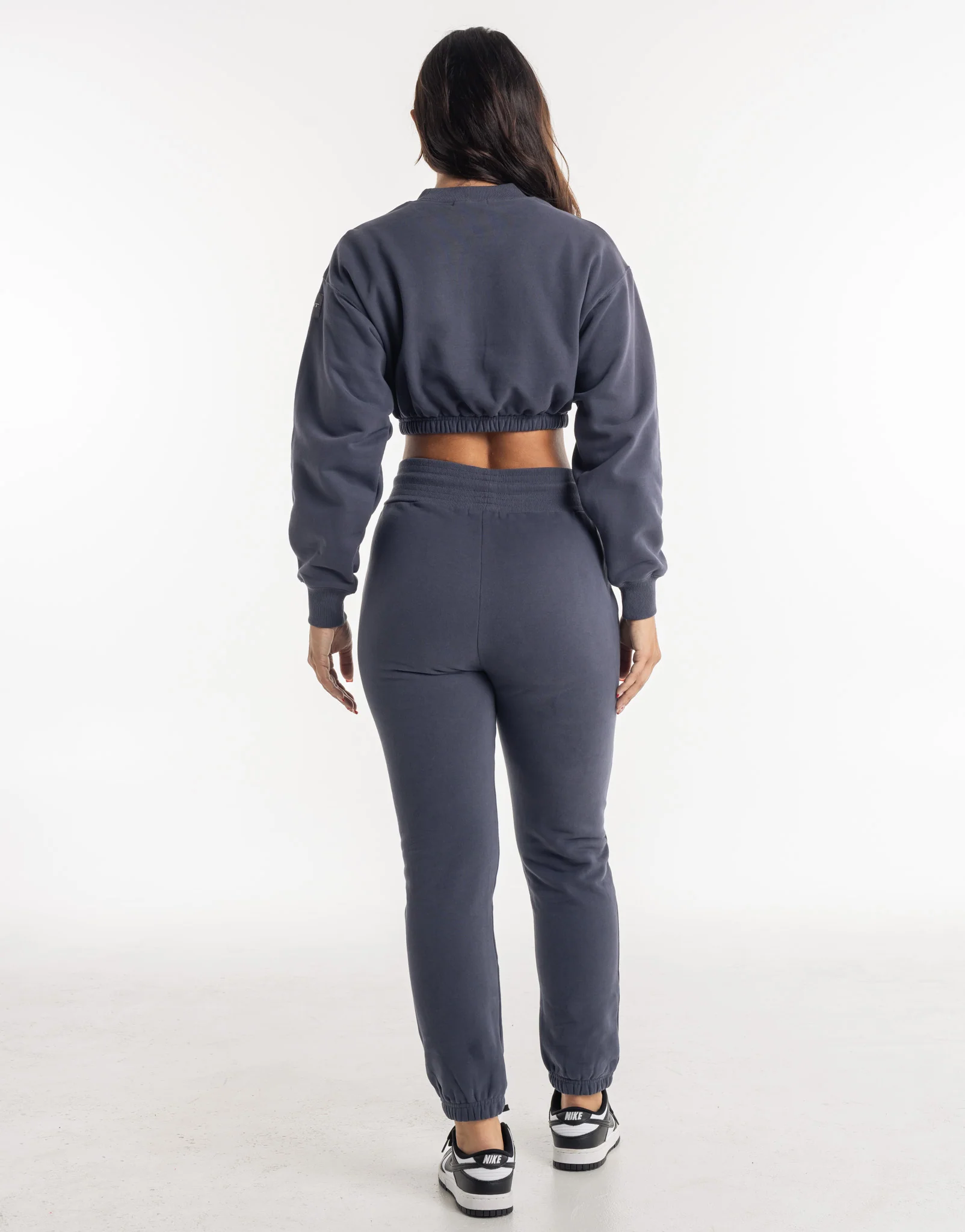 Esteem Cropped Sweater - Smoke Grey - Image 8