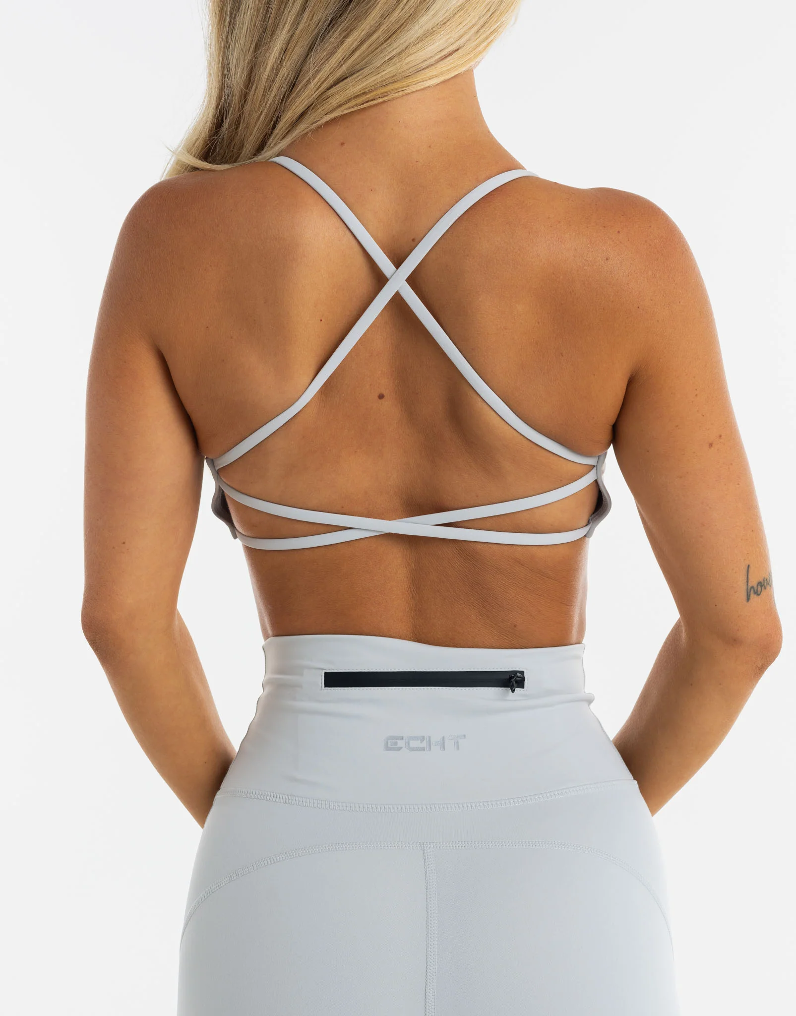 Expel Sports Bra - Micro Grey - Image 2
