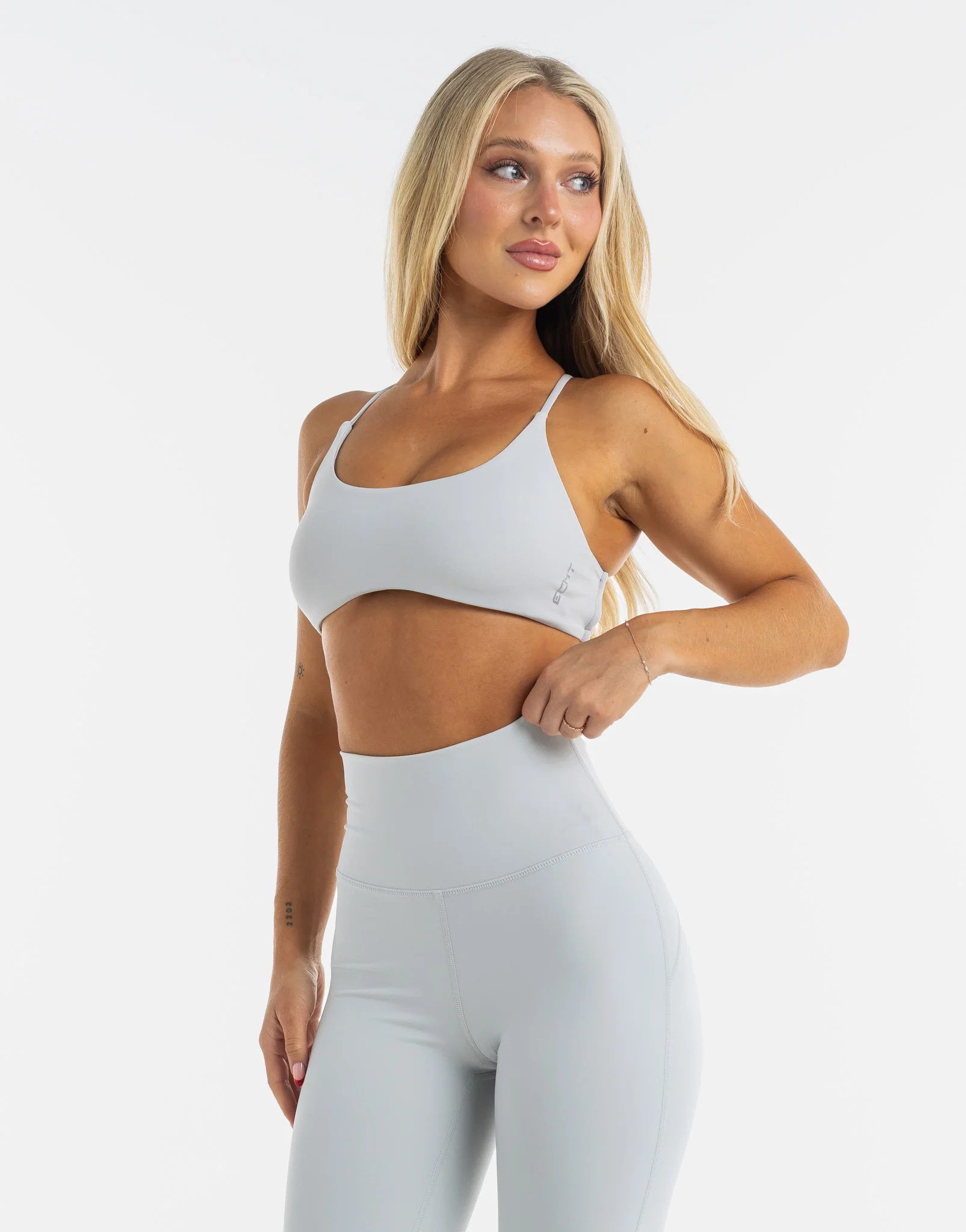 Expel Sports Bra - Micro Grey - Image 5