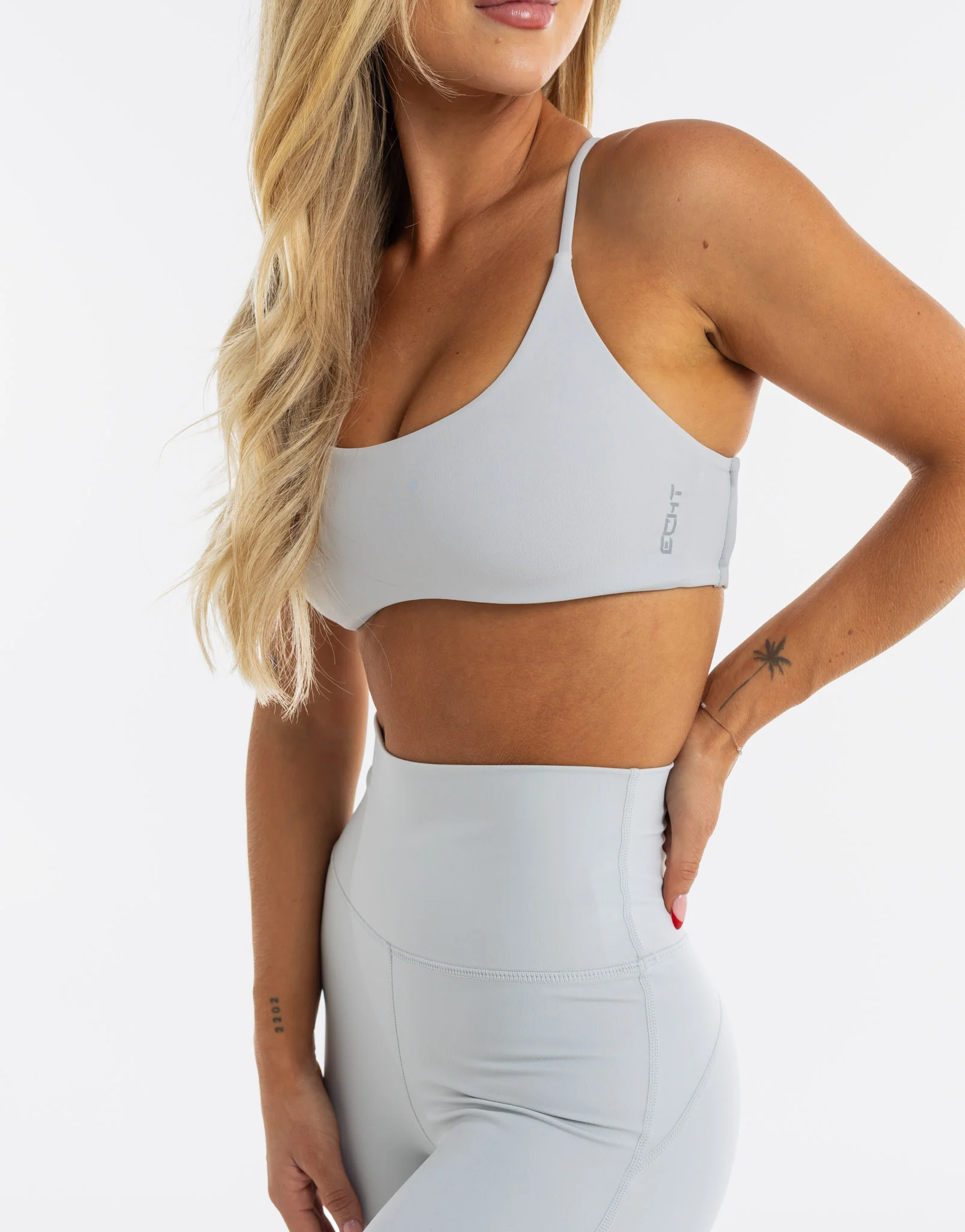 Expel Sports Bra - Micro Grey - Image 6