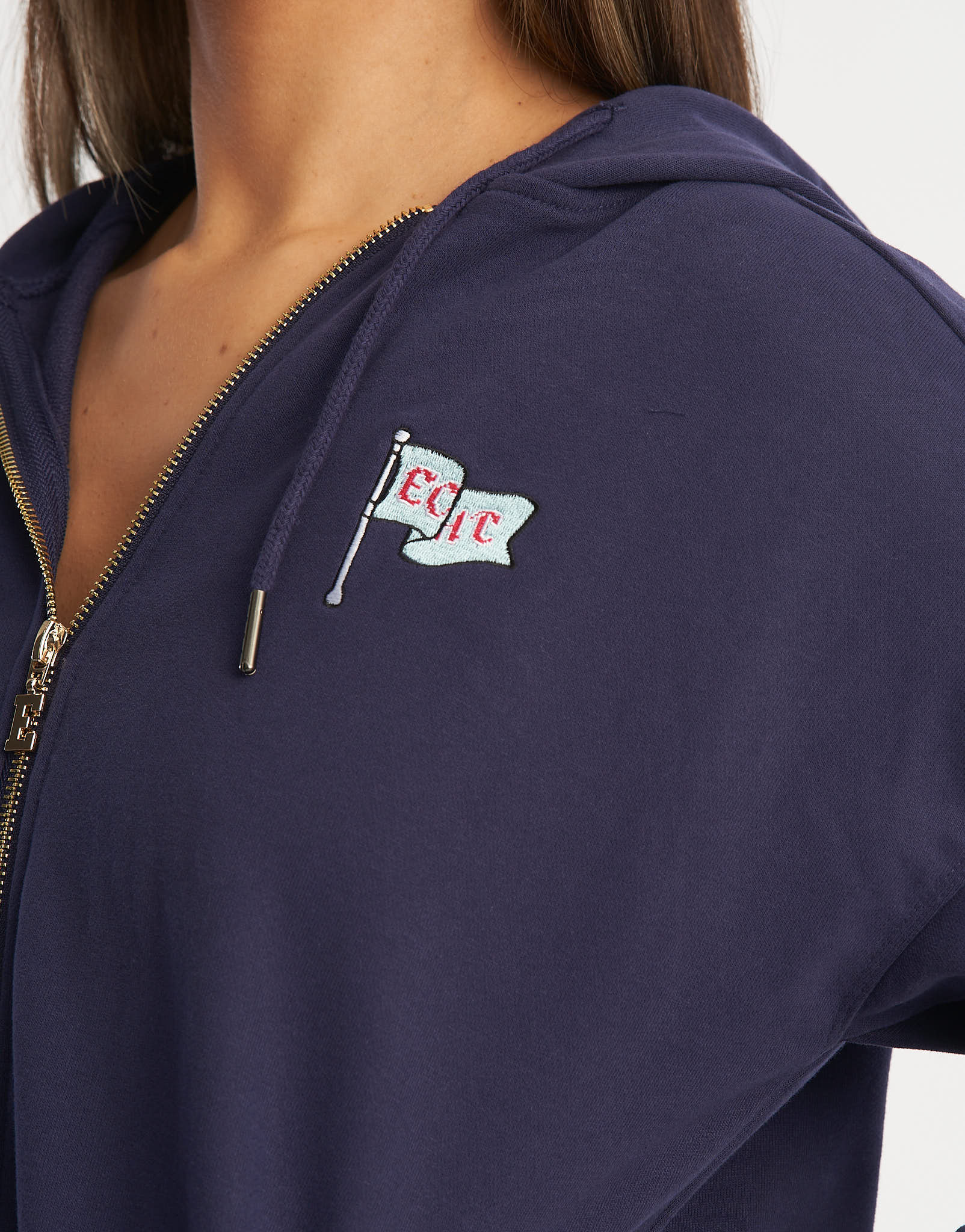 Flag Zip-Up Jacket - Eclipse Blue - Image 9