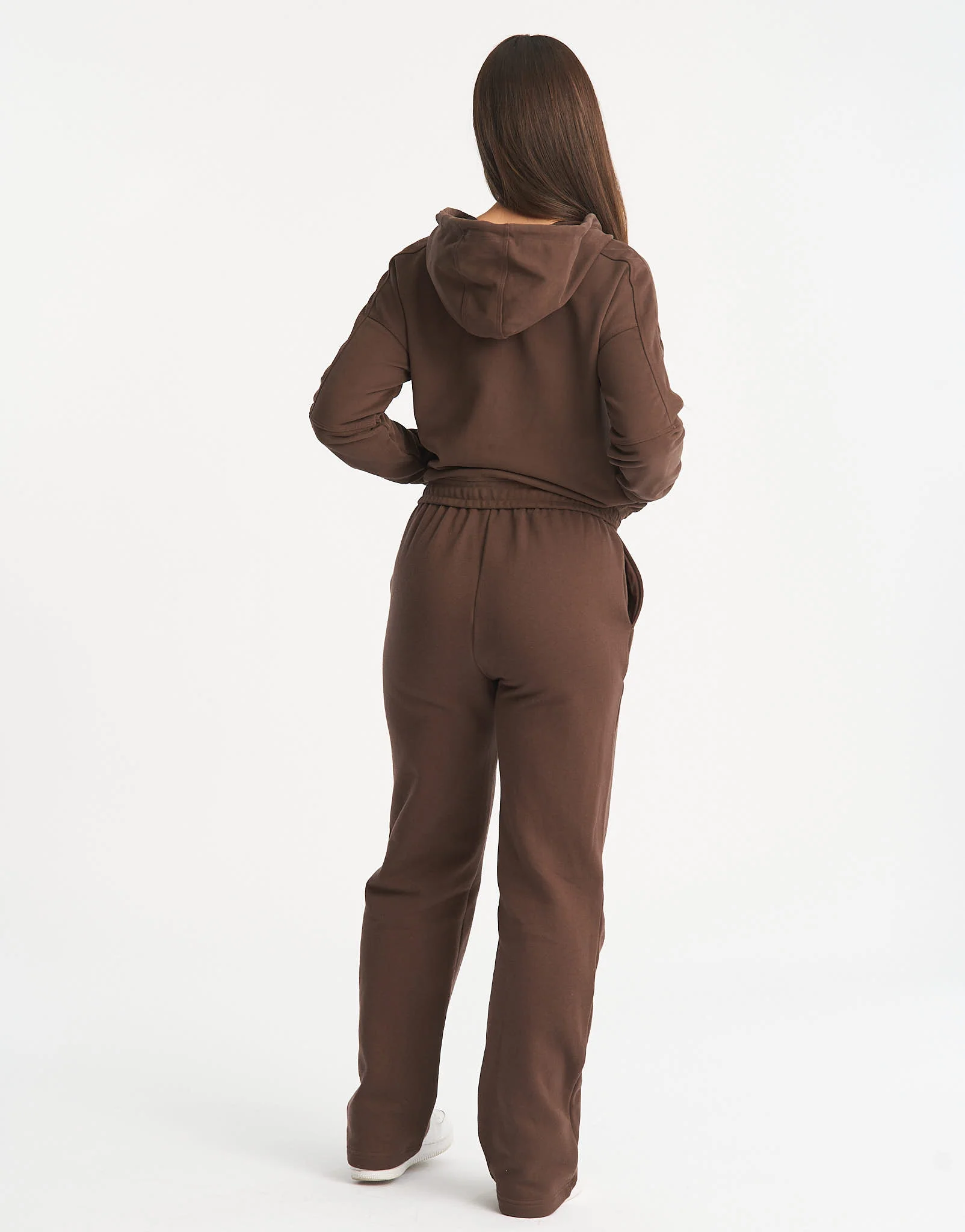 Flag Zip-Up Jacket - Fudge Brown - Image 4
