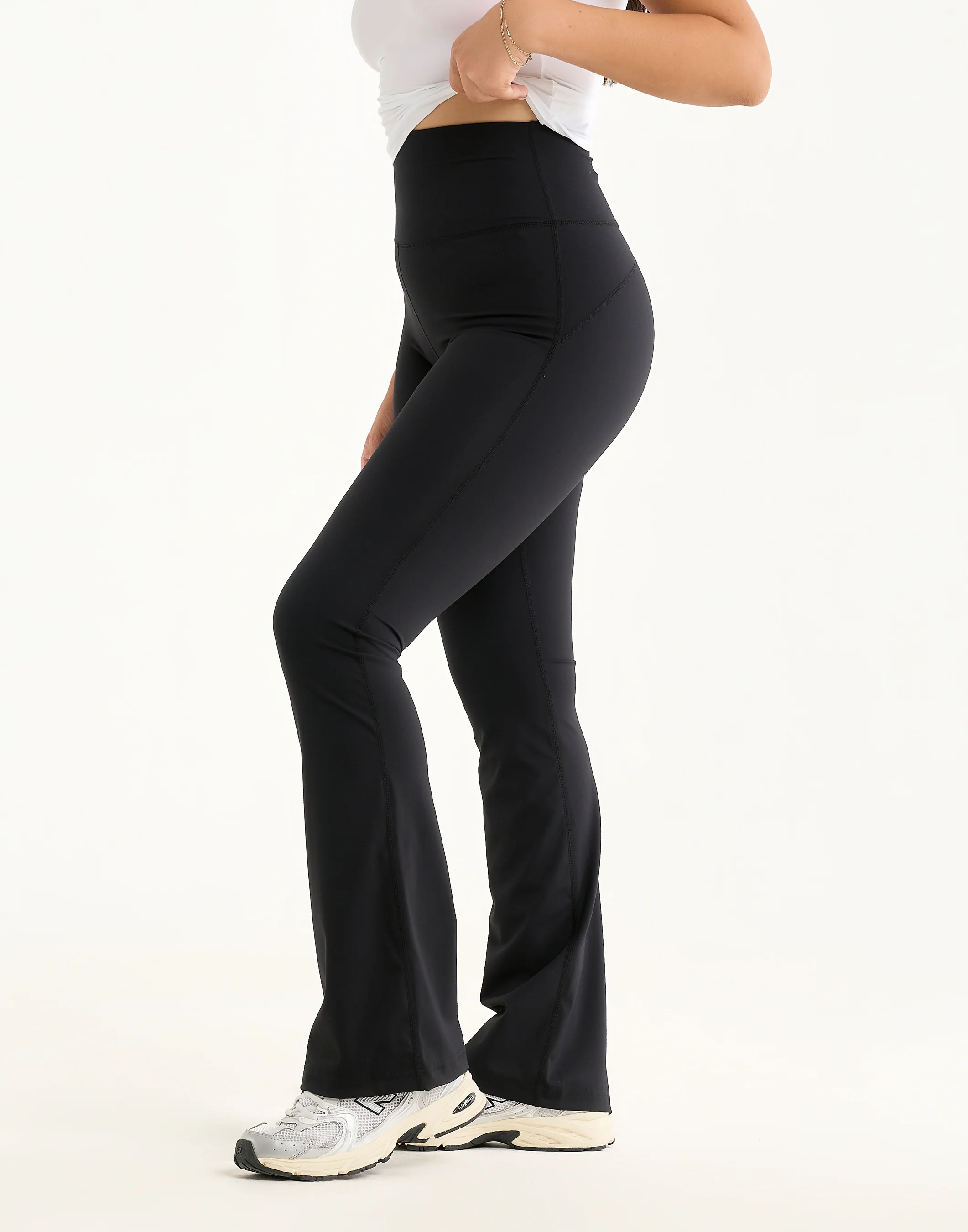Flare Leggings - Black - Image 10