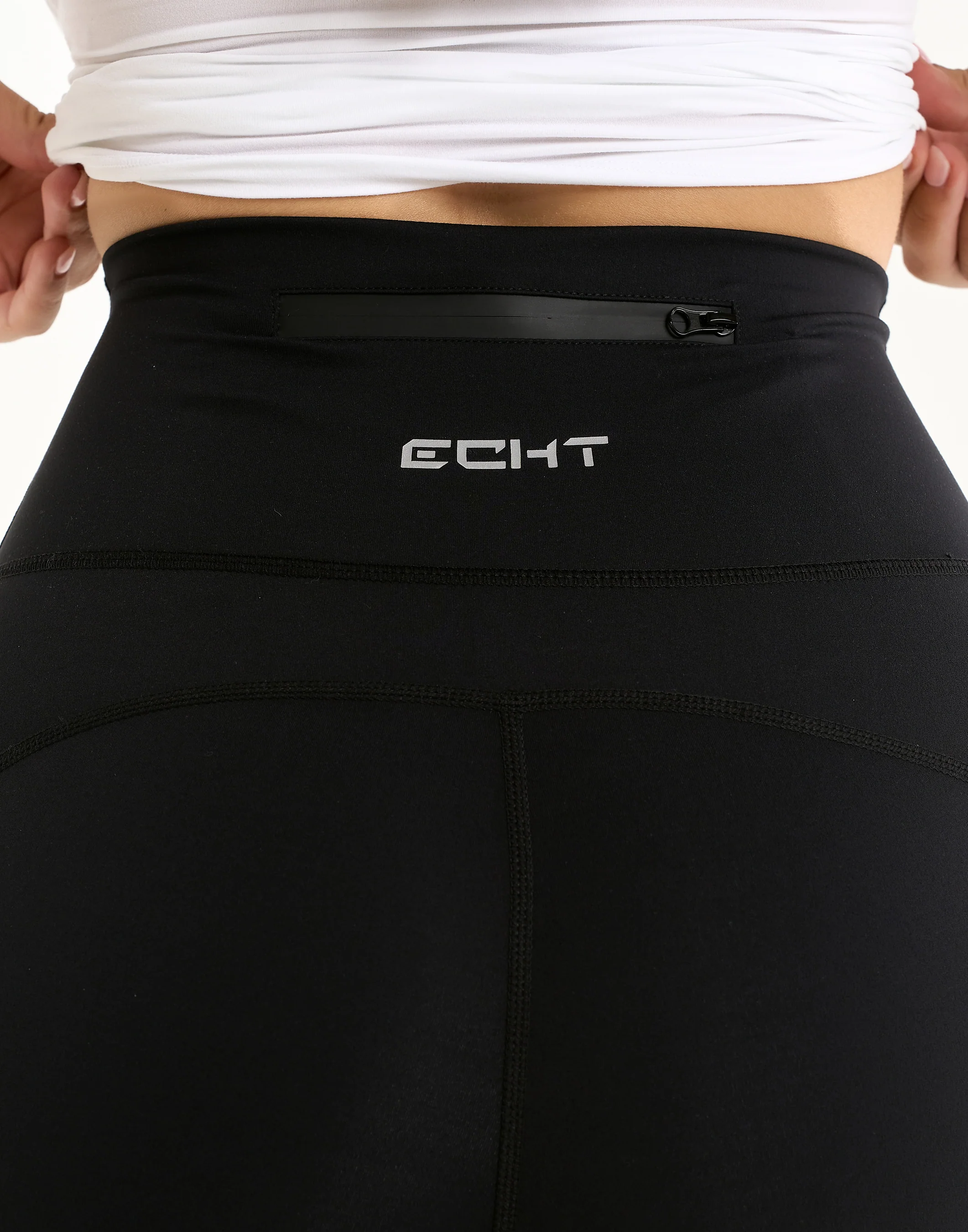 Flare Leggings - Black - Image 4