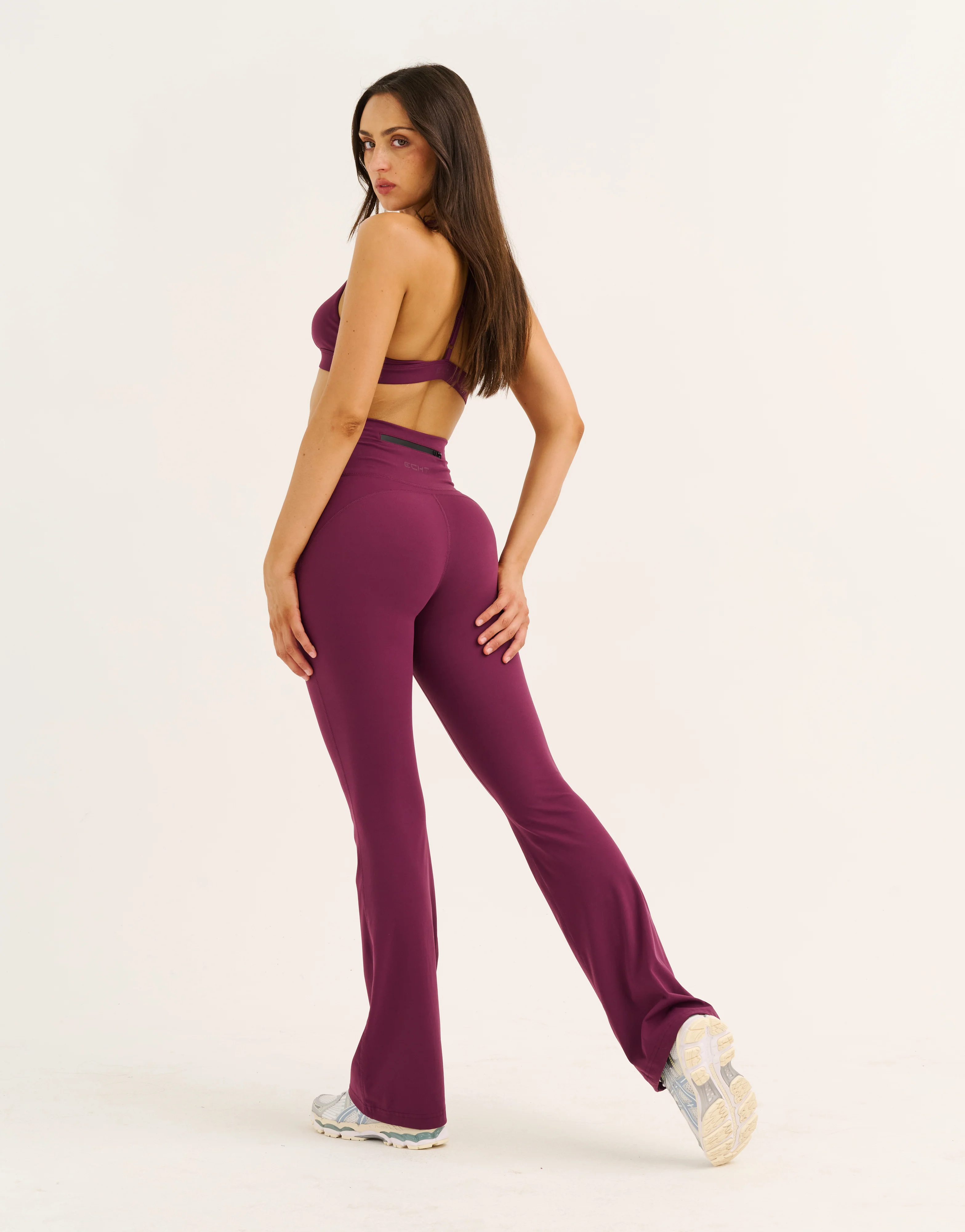 Flare Leggings - Blackberry - Image 12