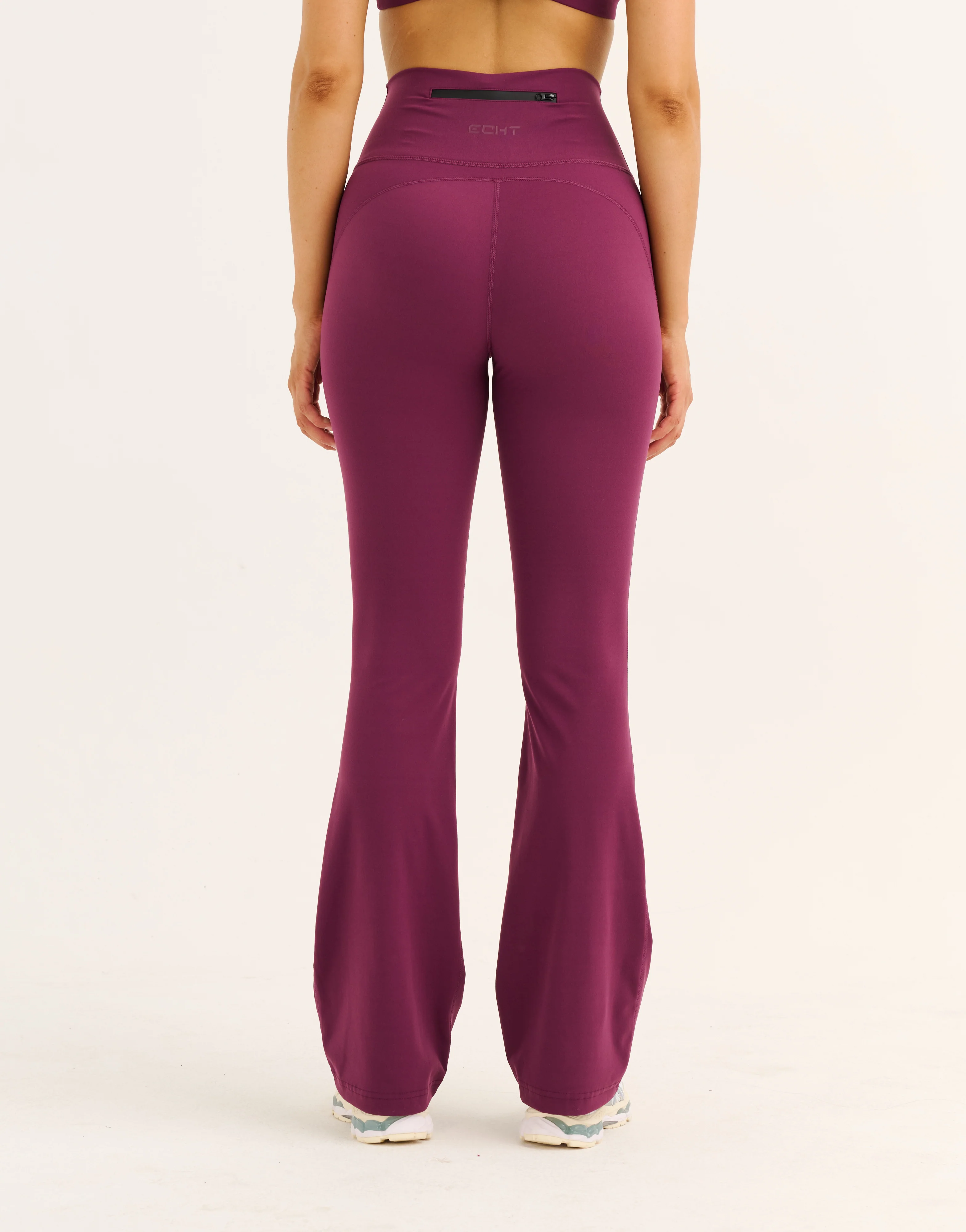Flare Leggings - Blackberry - Image 4