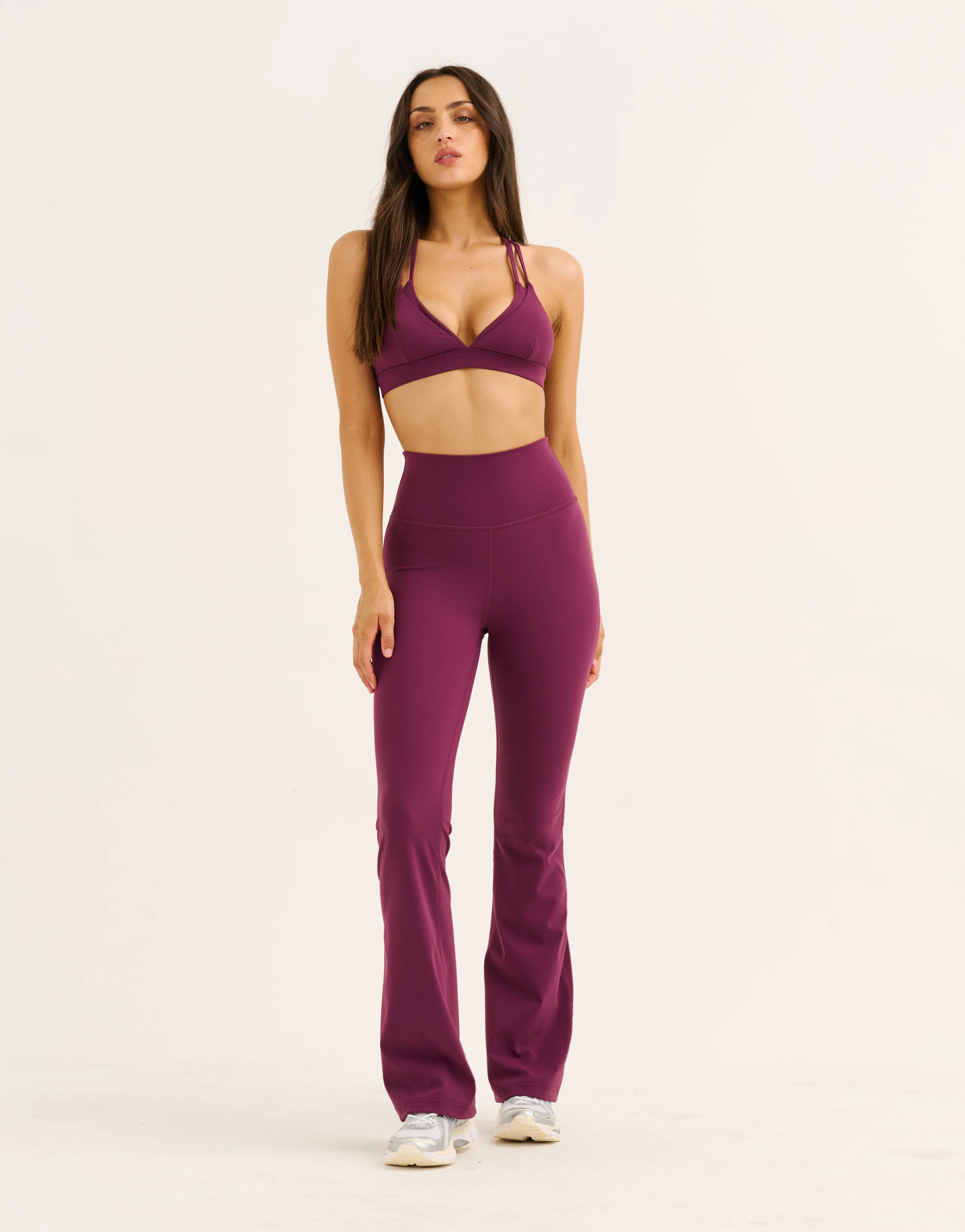 Flare Leggings - Blackberry - Image 7