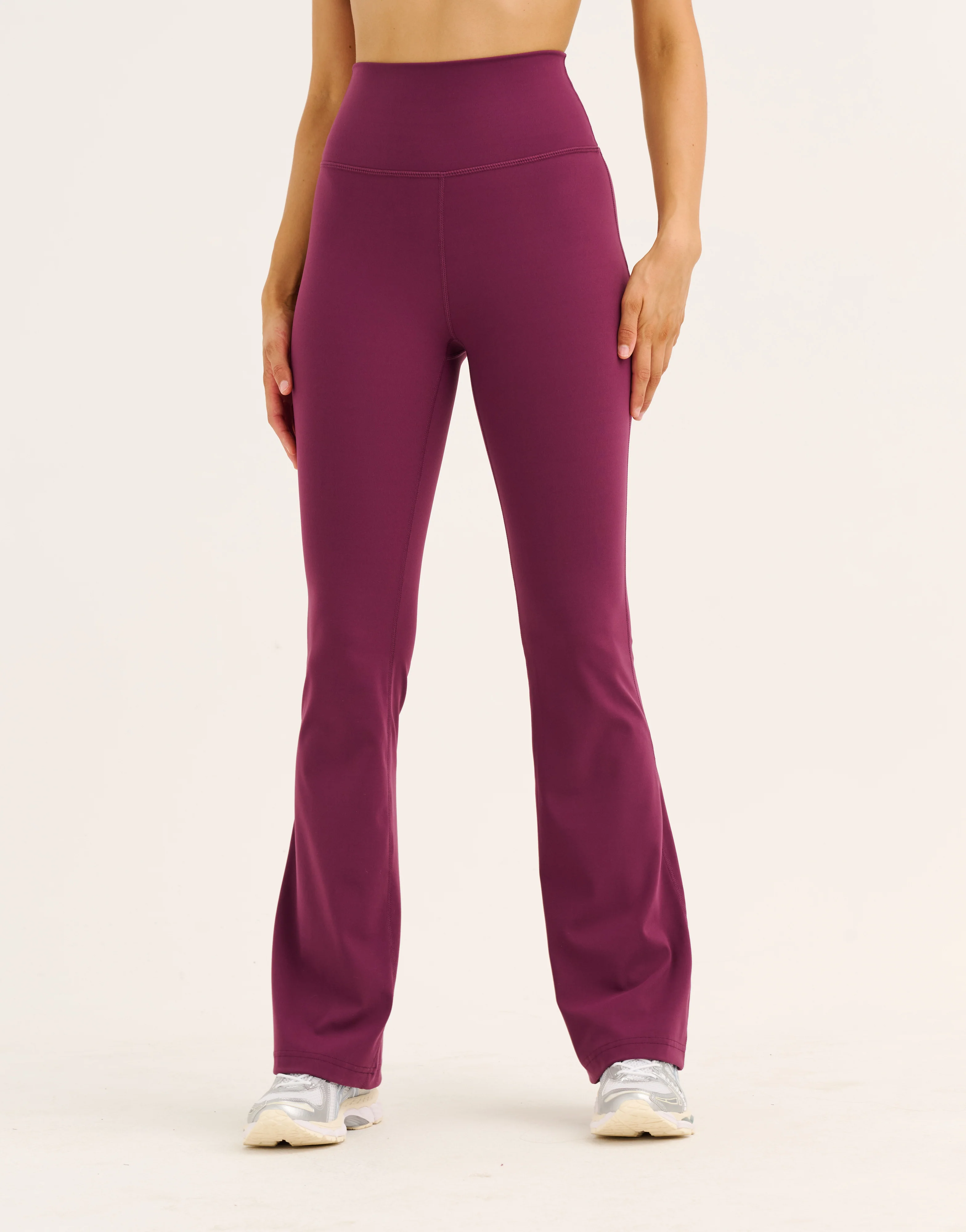 Flare Leggings - Blackberry - Image 8