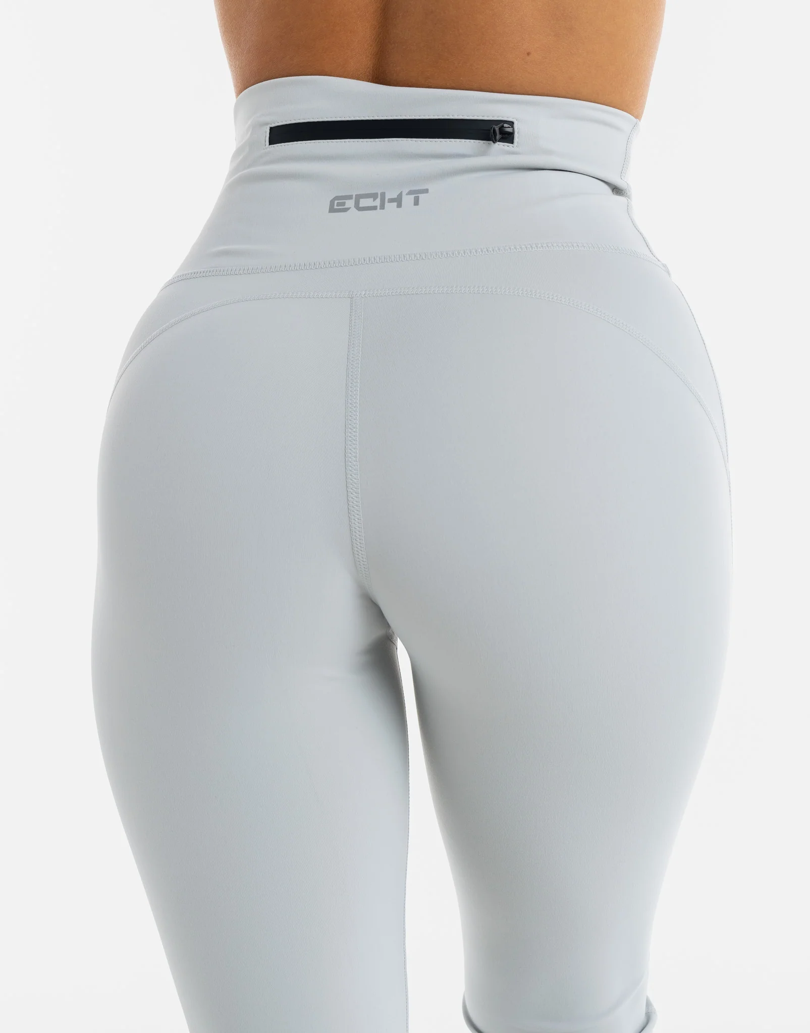 Flare Leggings - Micro Grey - Image 9