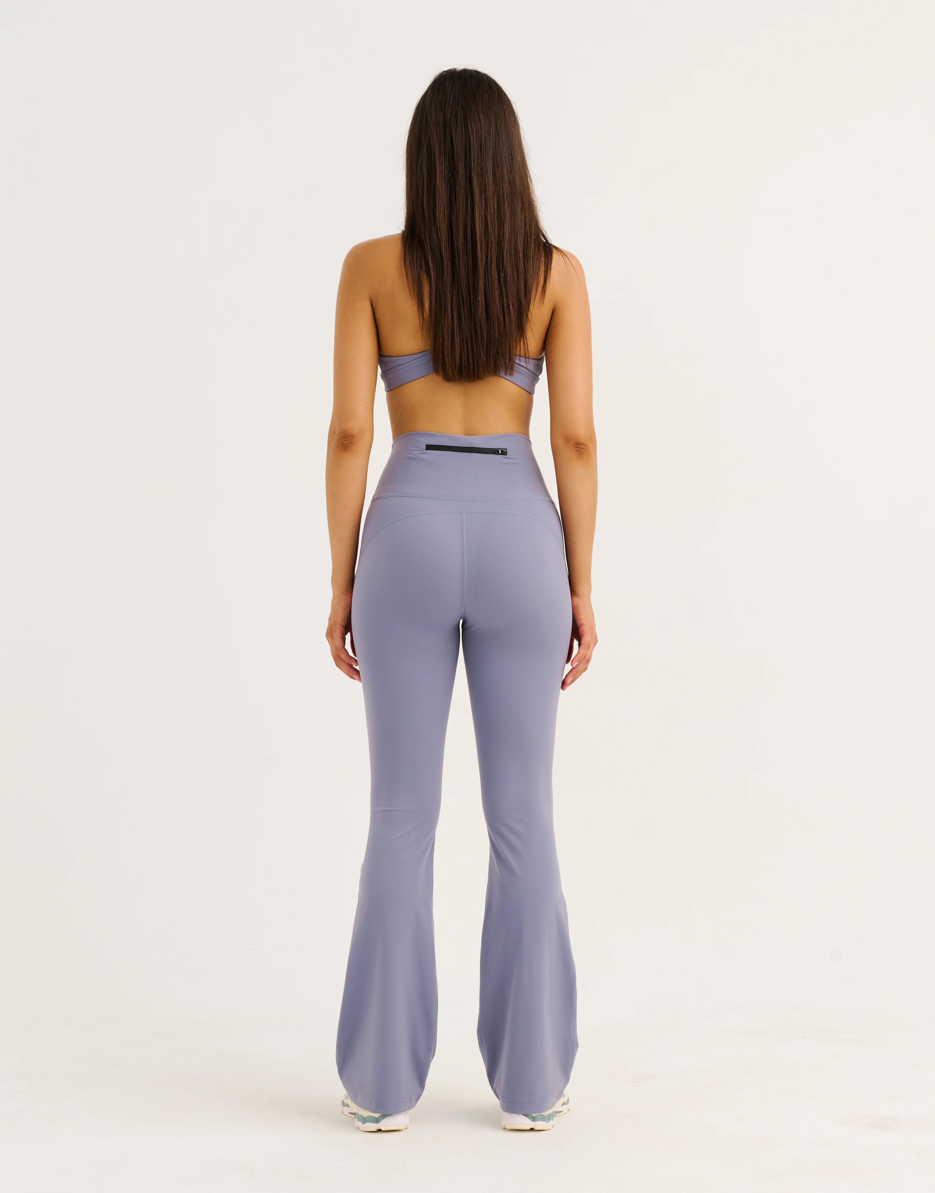 Flare Leggings - Washed Blue - Image 7