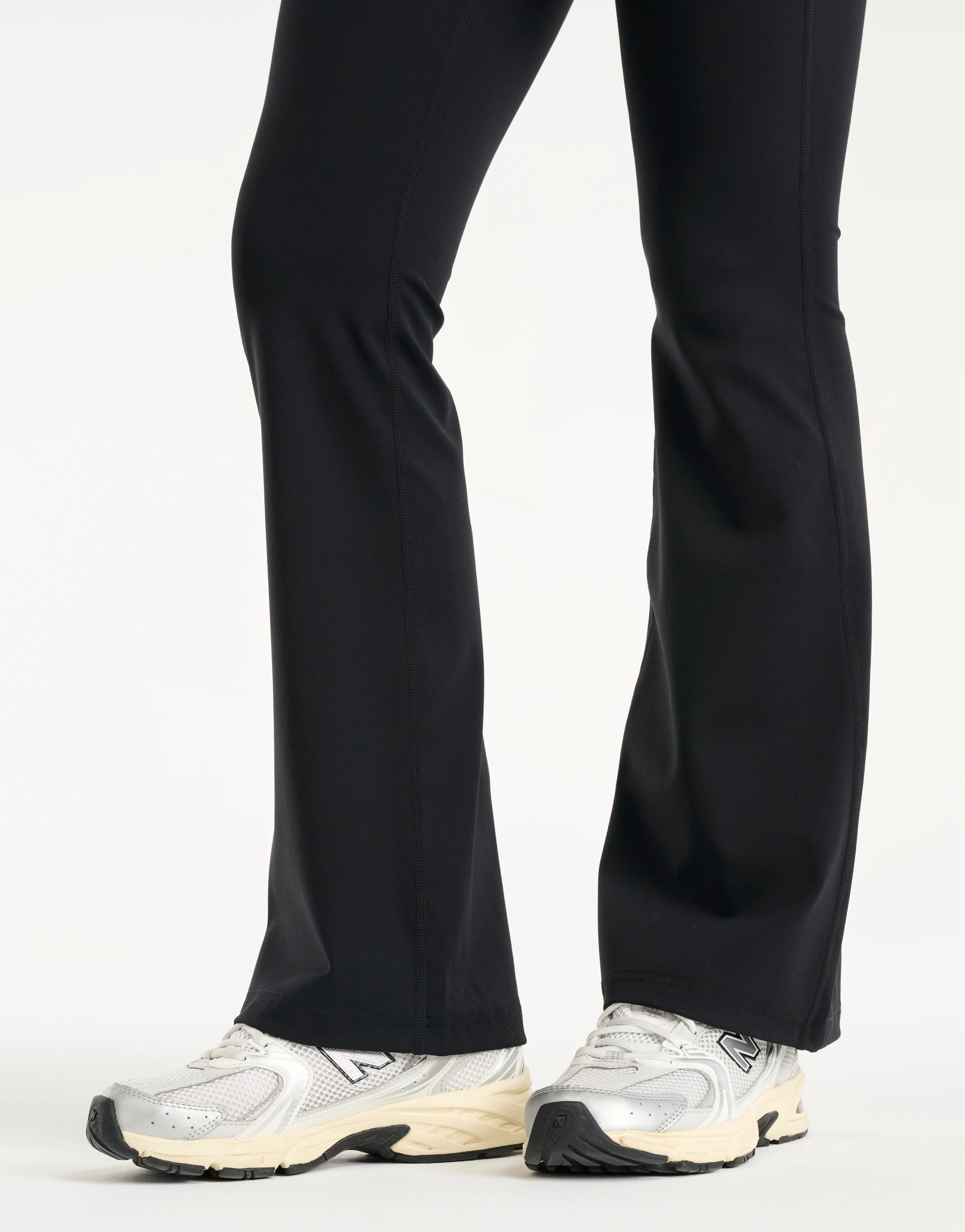 Flare Lycra Pocket Leggings - Black - Image 9