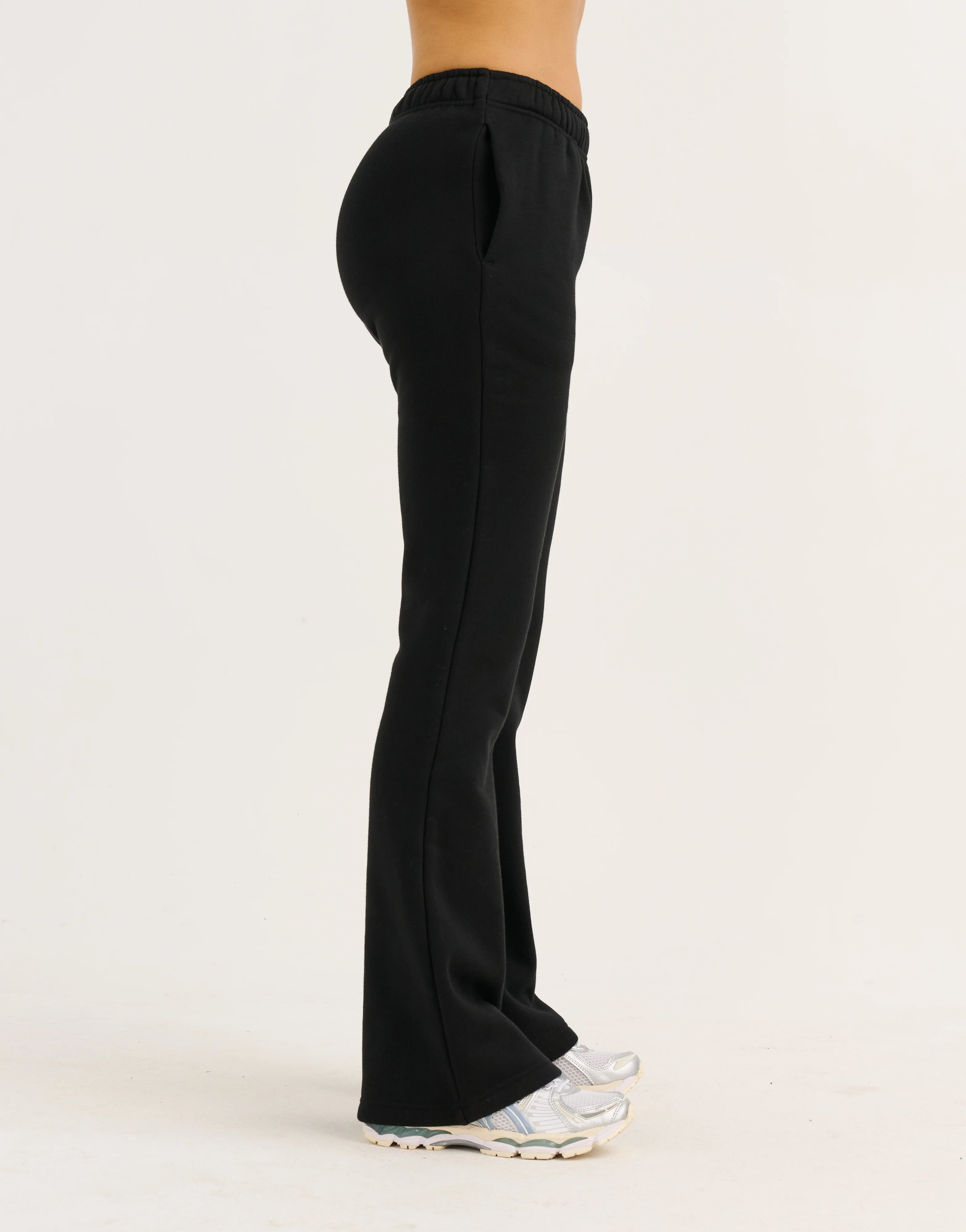 Flare Sweatpants - Black - Image 5