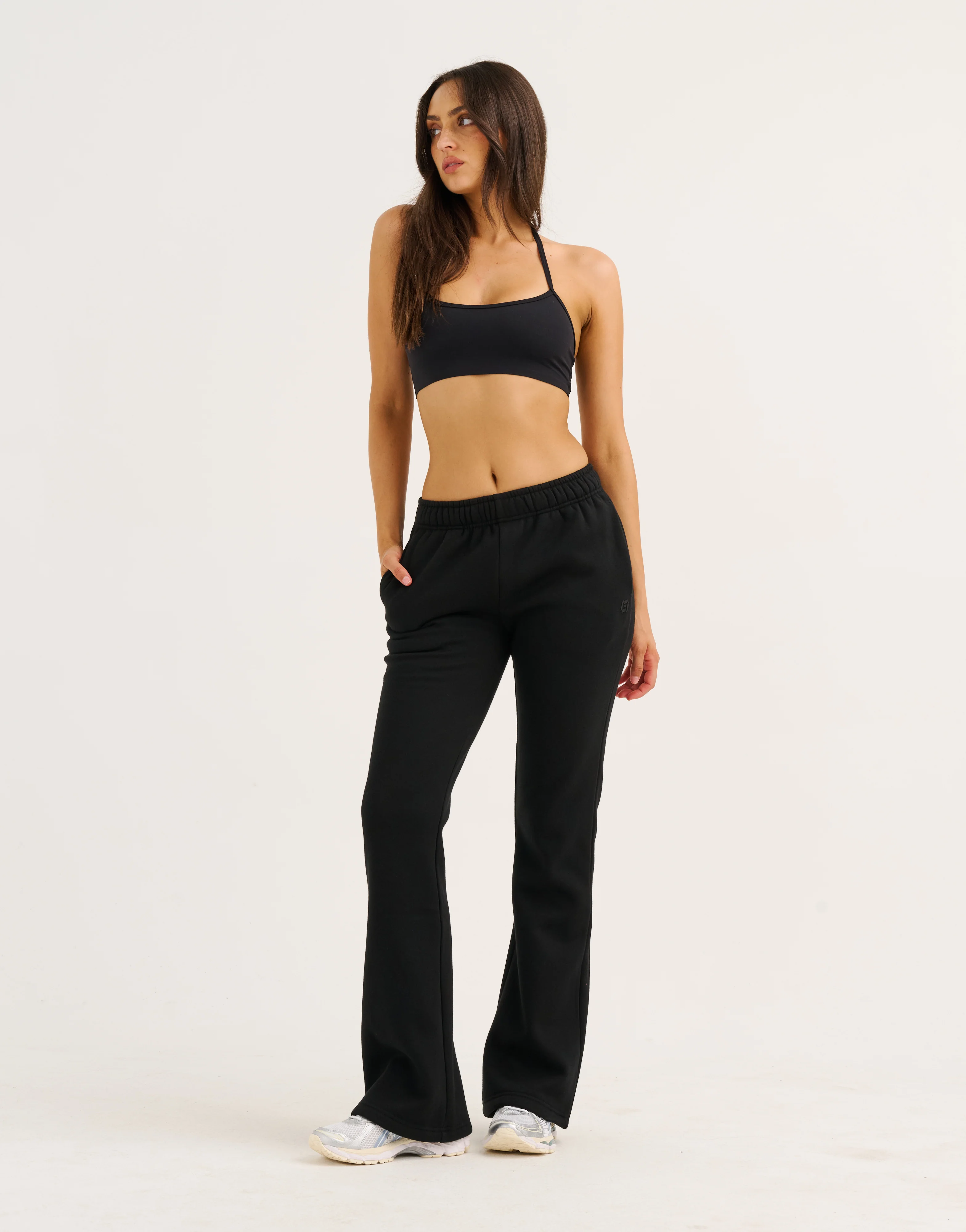 Flare Sweatpants - Black - Image 8