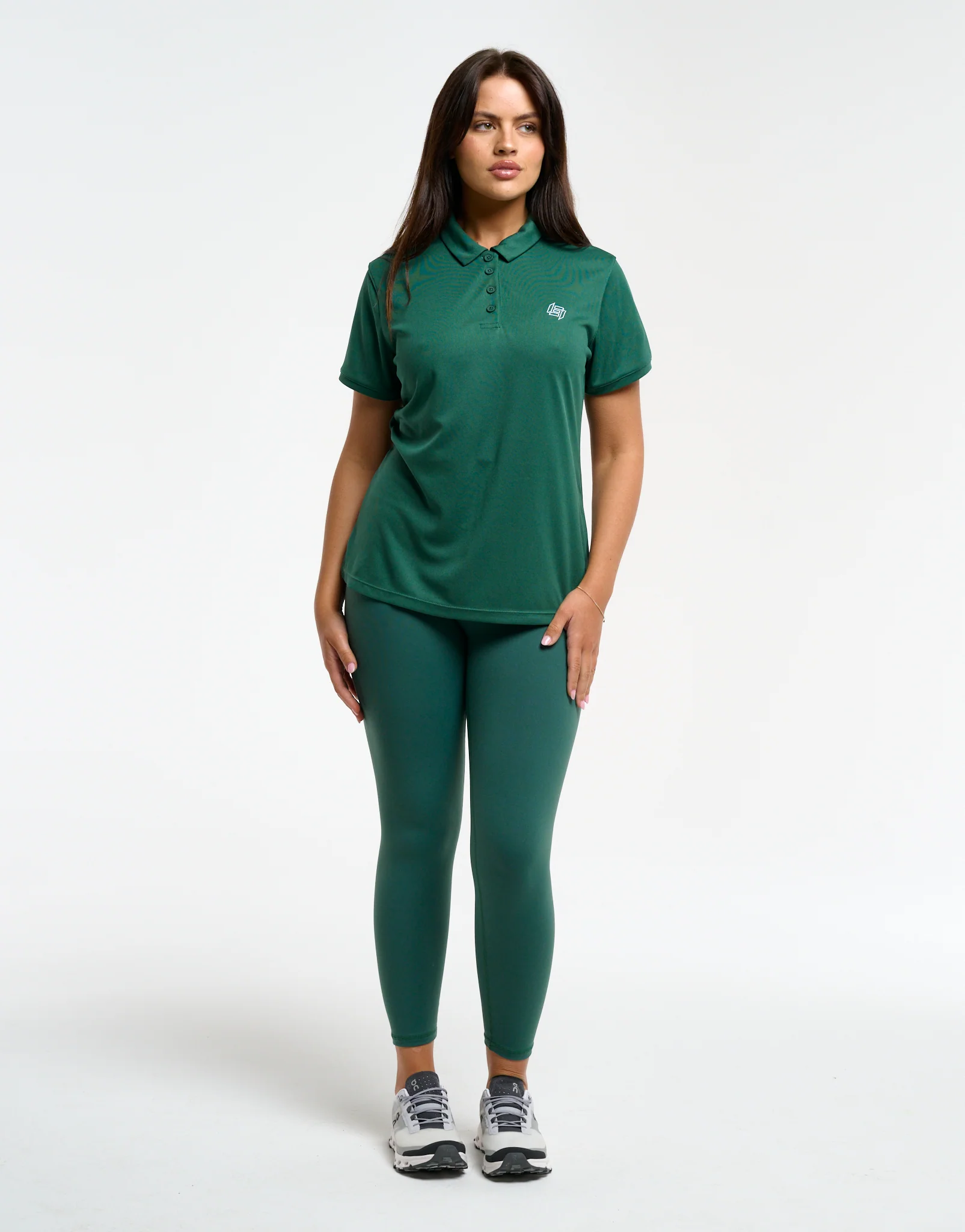 Flow Short-Sleeve Polo - Green - Image 7