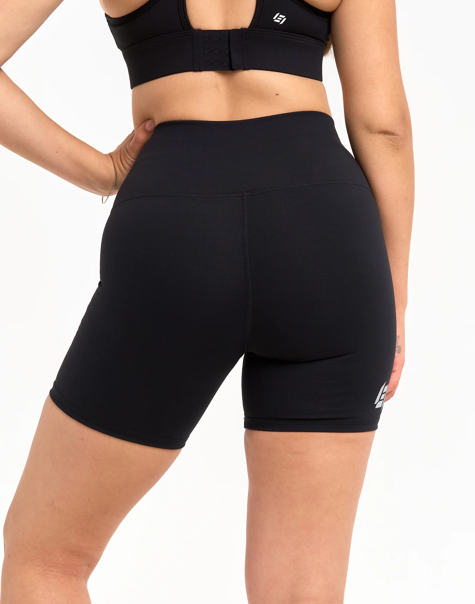Freedom High Waisted Shorts 5.5" - Black - Image 4