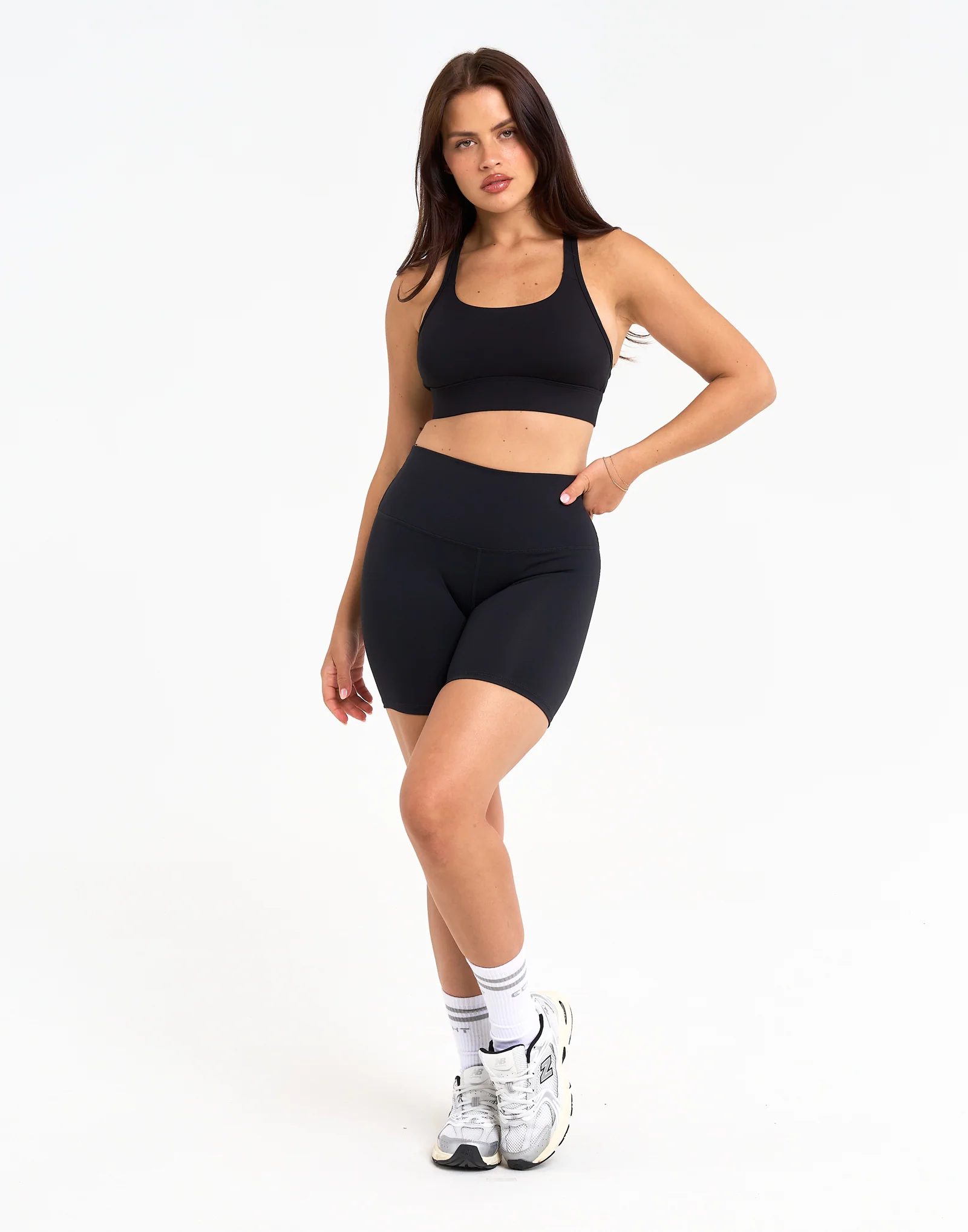 Freedom High Waisted Shorts 5.5" - Black - Image 7
