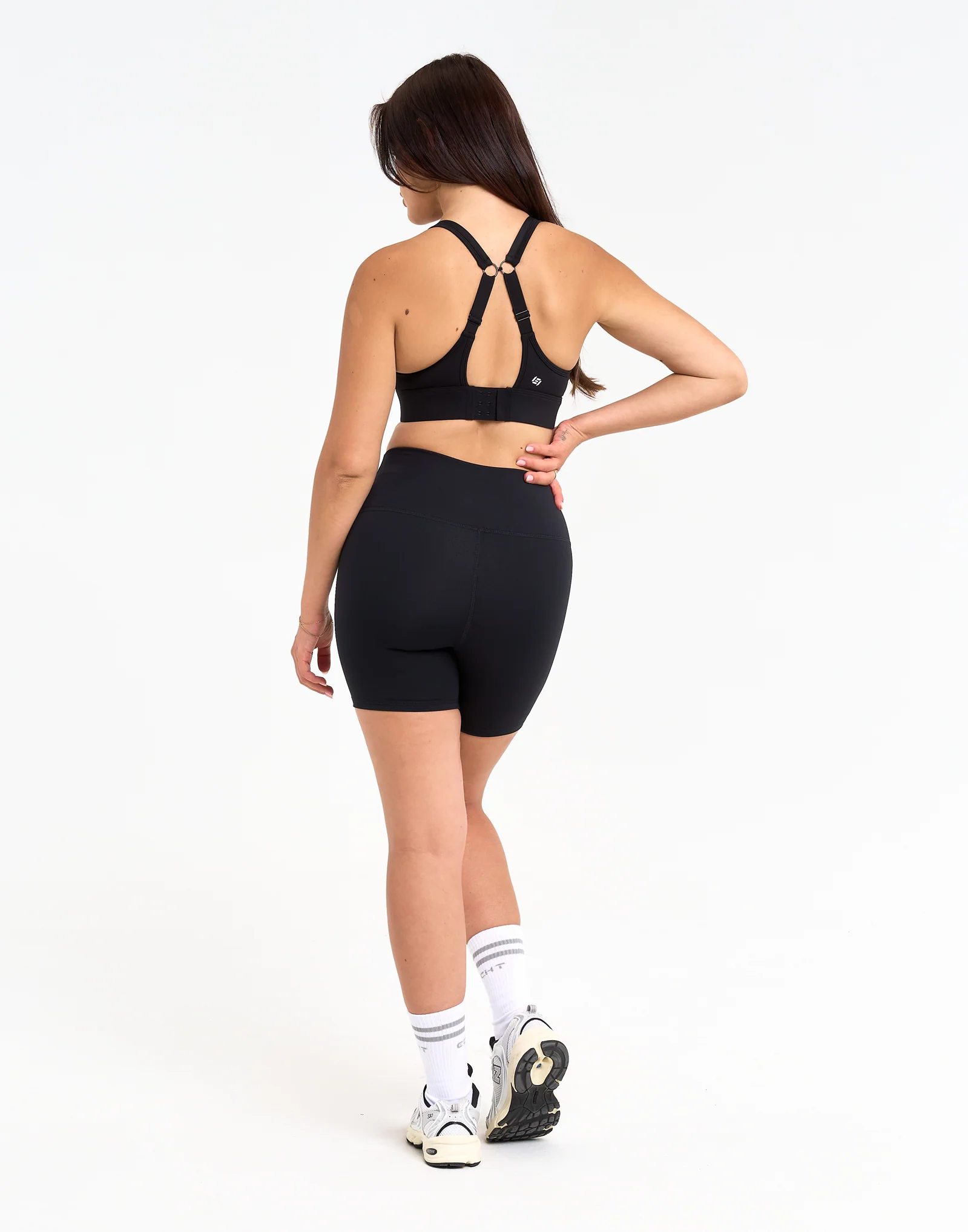 Freedom High Waisted Shorts 5.5" - Black - Image 8
