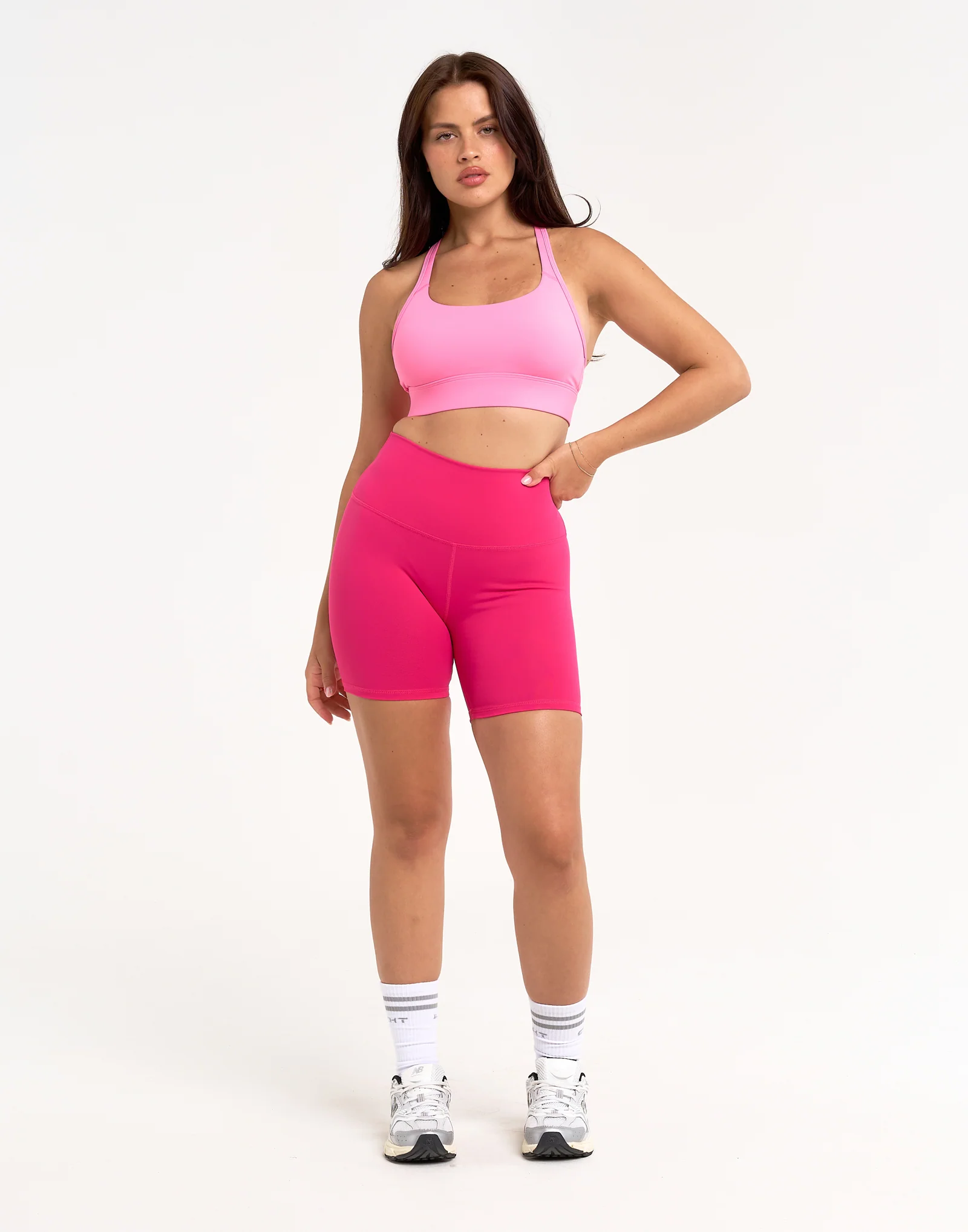 Freedom High Waisted Shorts 5.5" - Pink - Image 7