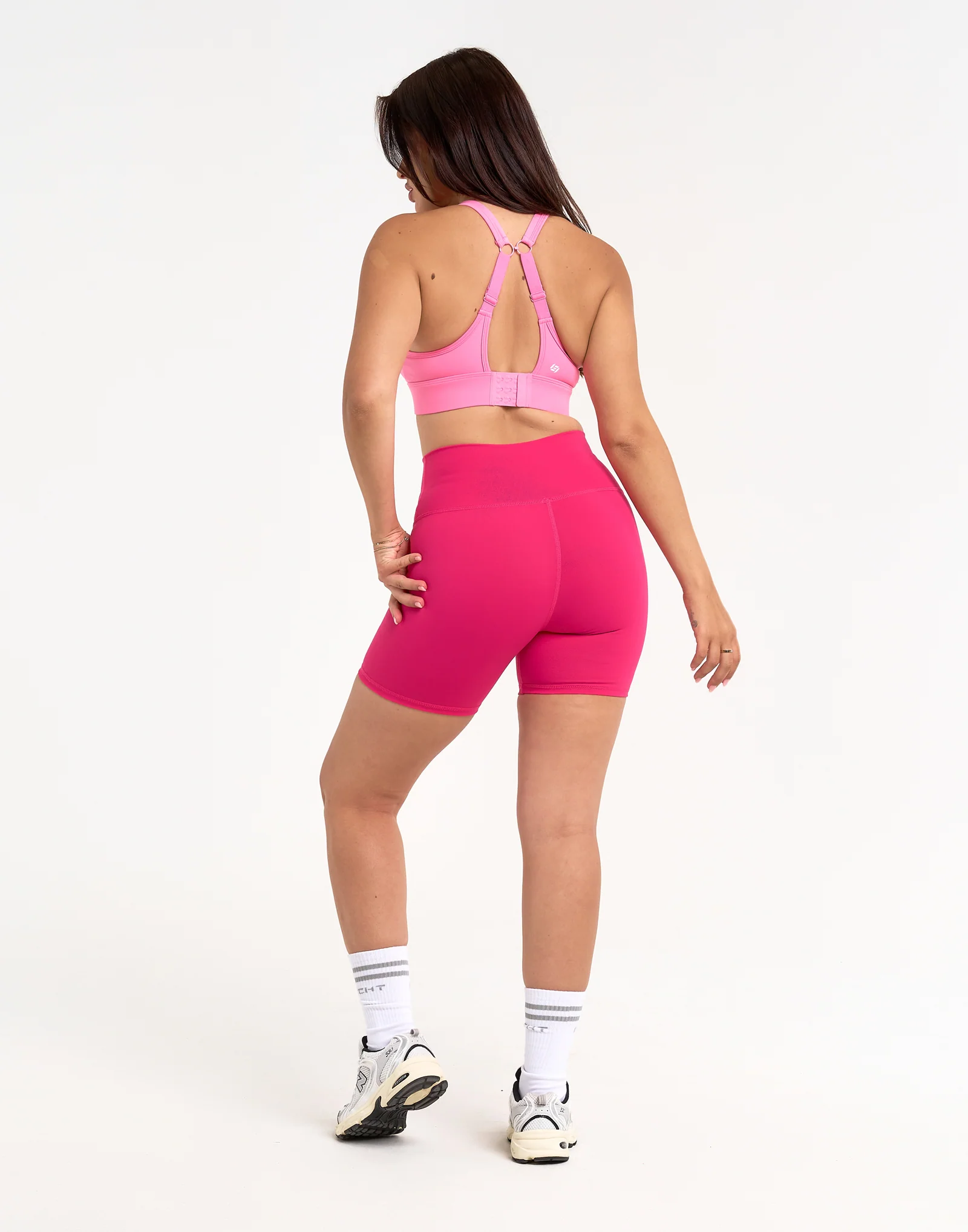 Freedom High Waisted Shorts 5.5" - Pink - Image 8