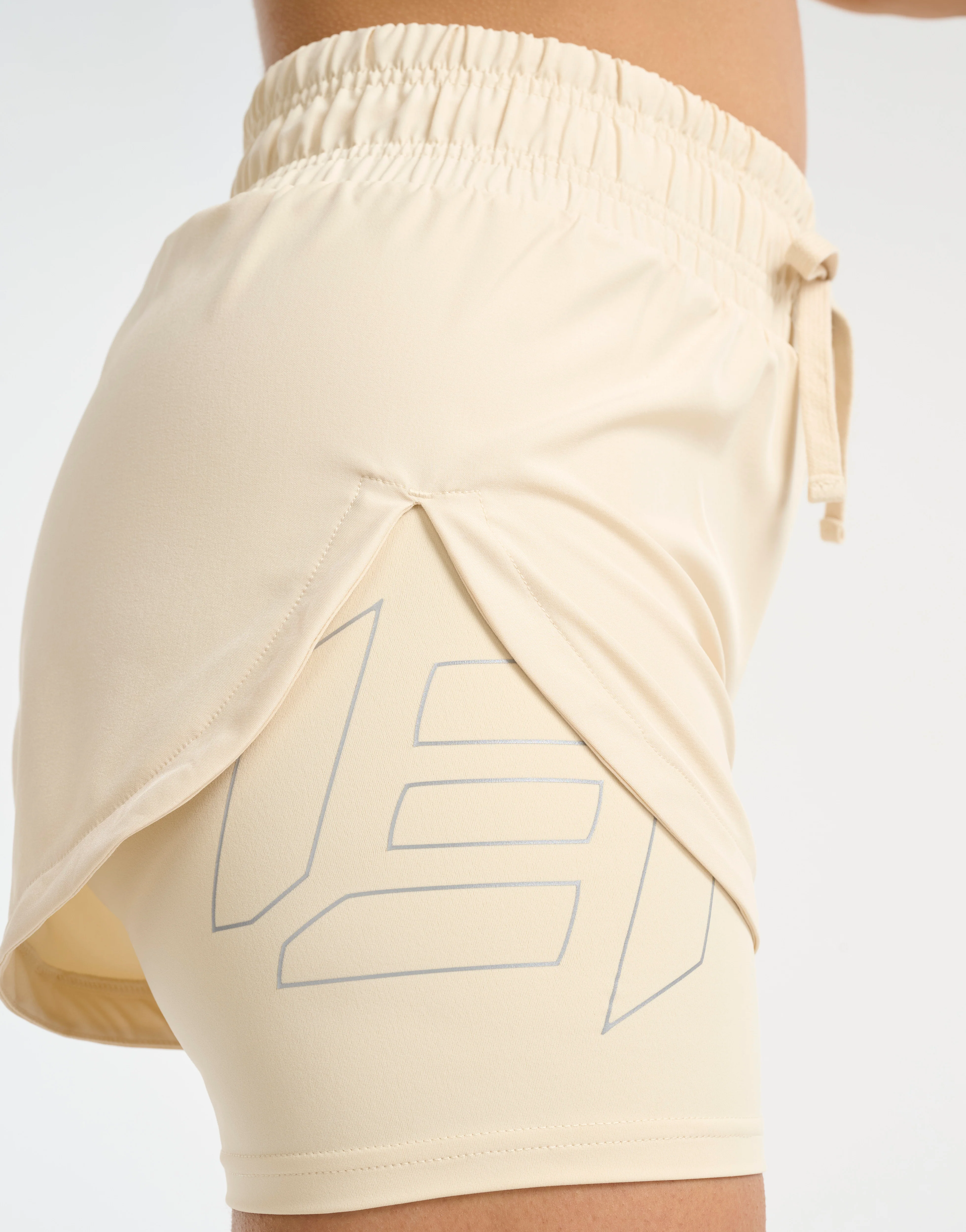 Freedom Running Shorts - Cream - Image 5