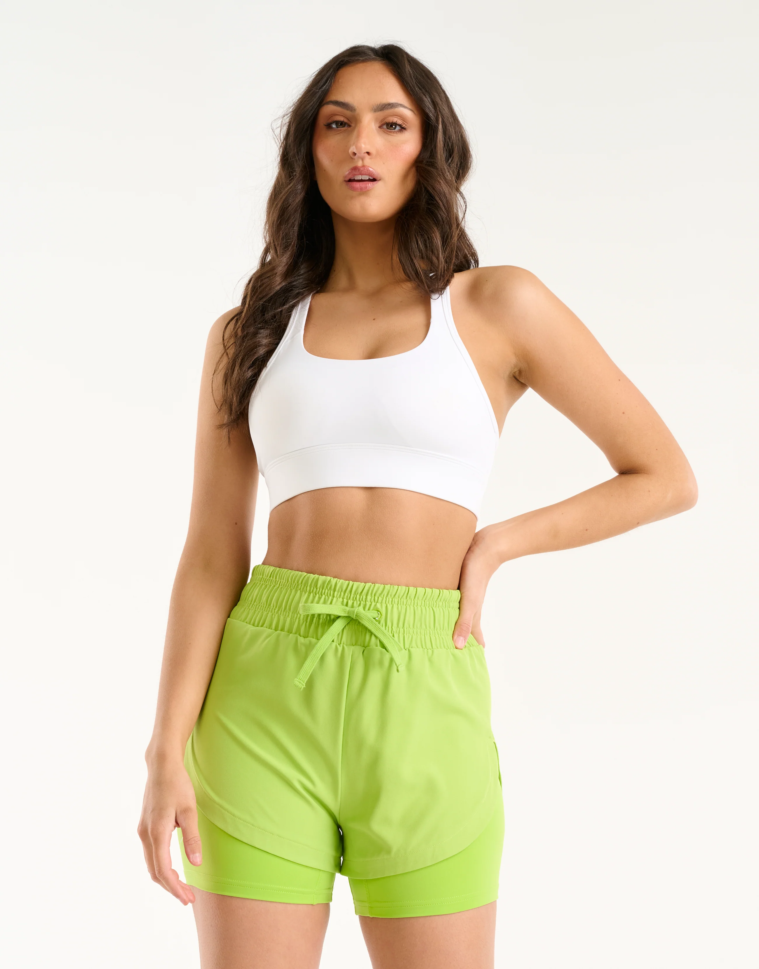 Freedom Running Shorts - Lime Green - Image 10